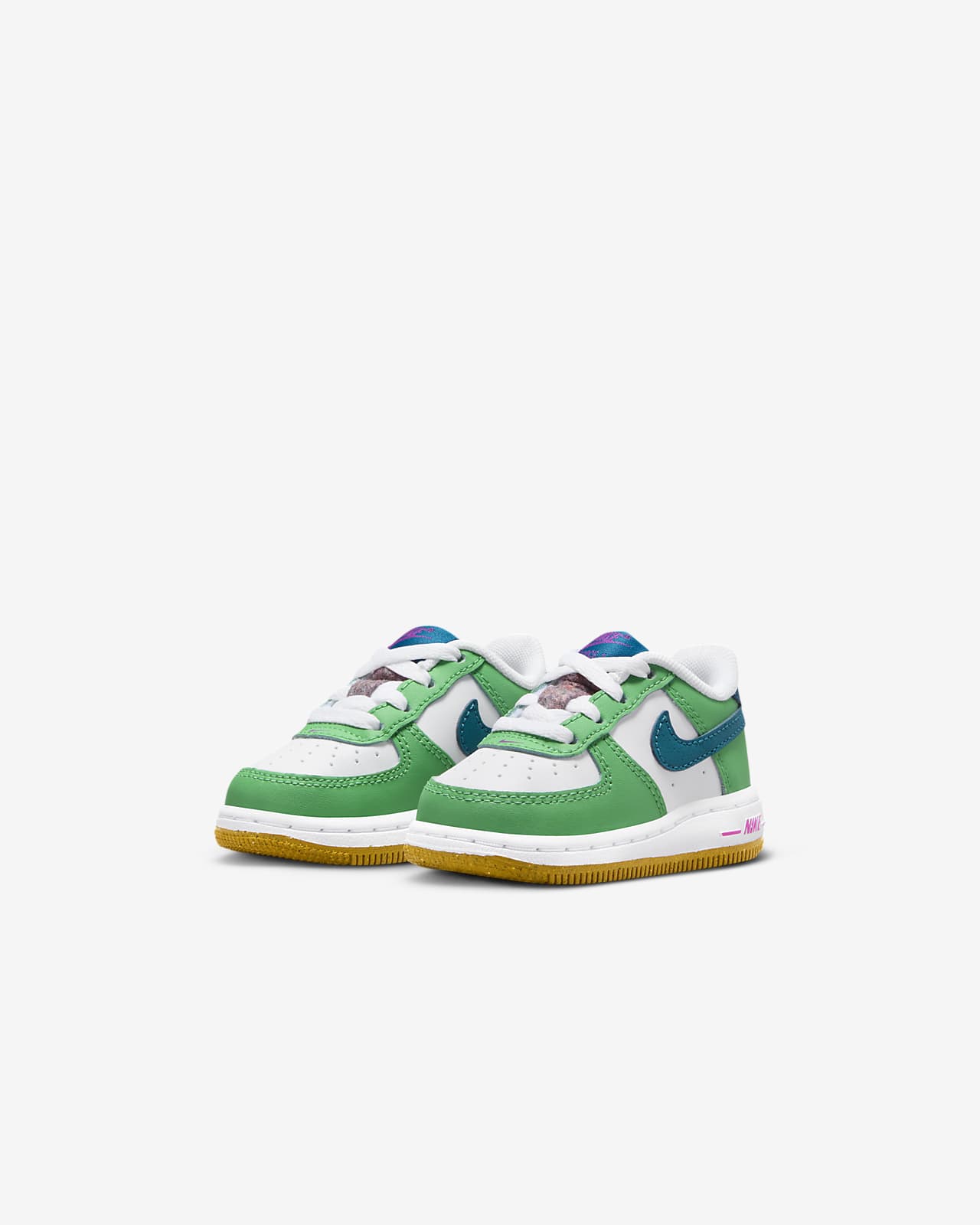 Nike Force 1 Baby/Toddler Shoes in White, Size: 5C | CZ1691-109