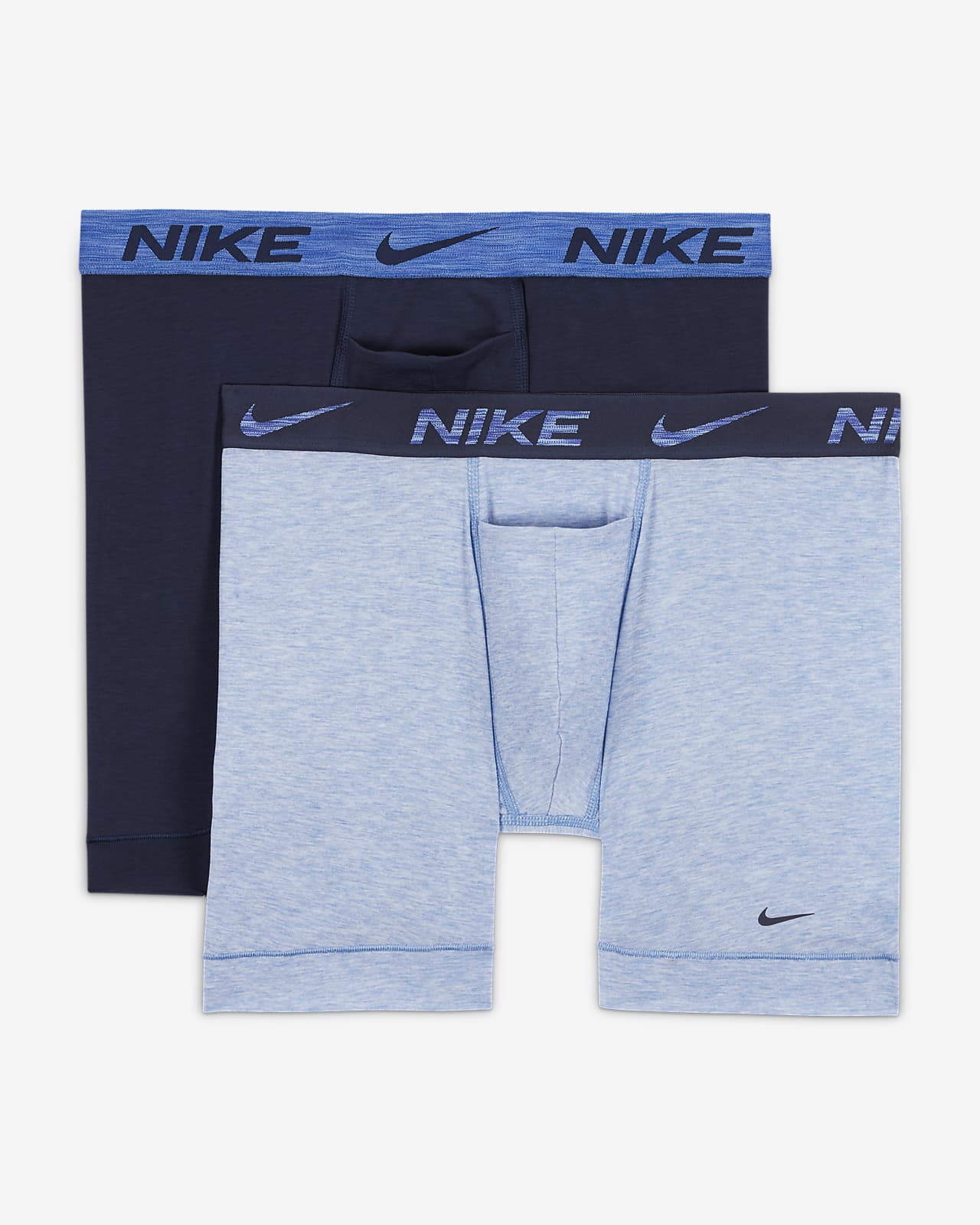 Nike Men`s Dri-FIT ReLuxe Boxer Brief 2 Pack, B(ke1076-451)/G