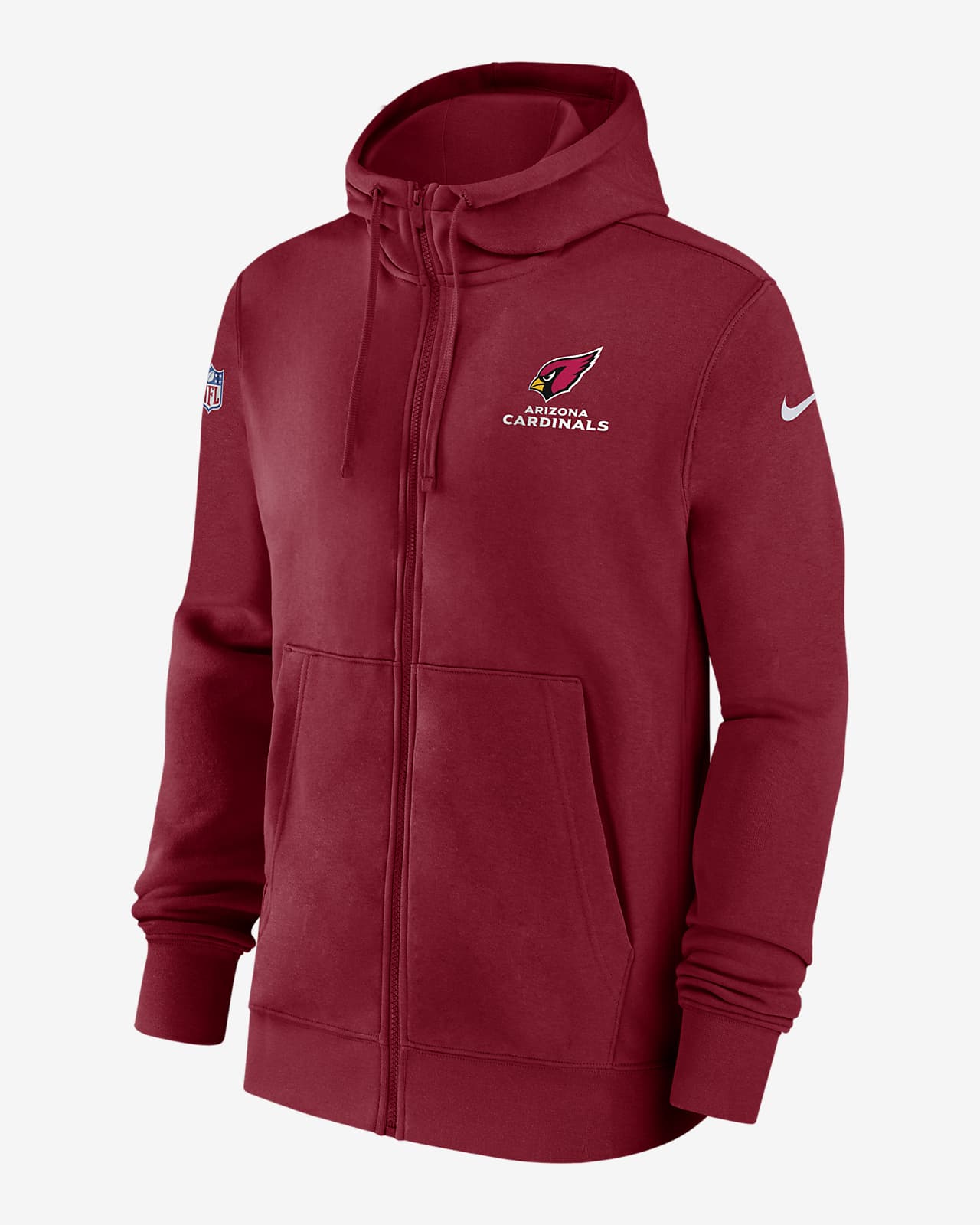 arizona cardinals zip up hoodie