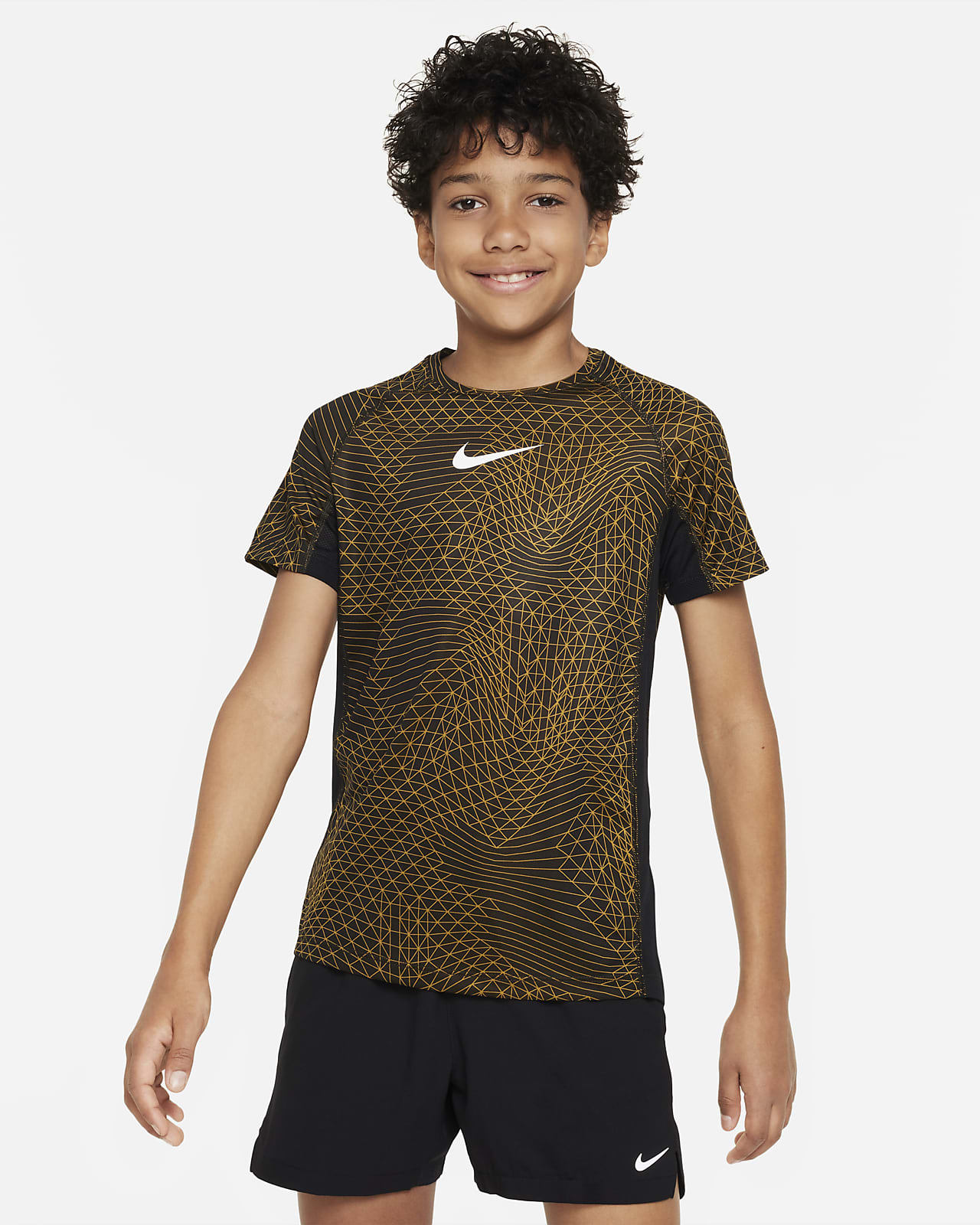 Nike Pro Dri-FIT Older Kids' (Boys') Short-Sleeve Top. Nike BE