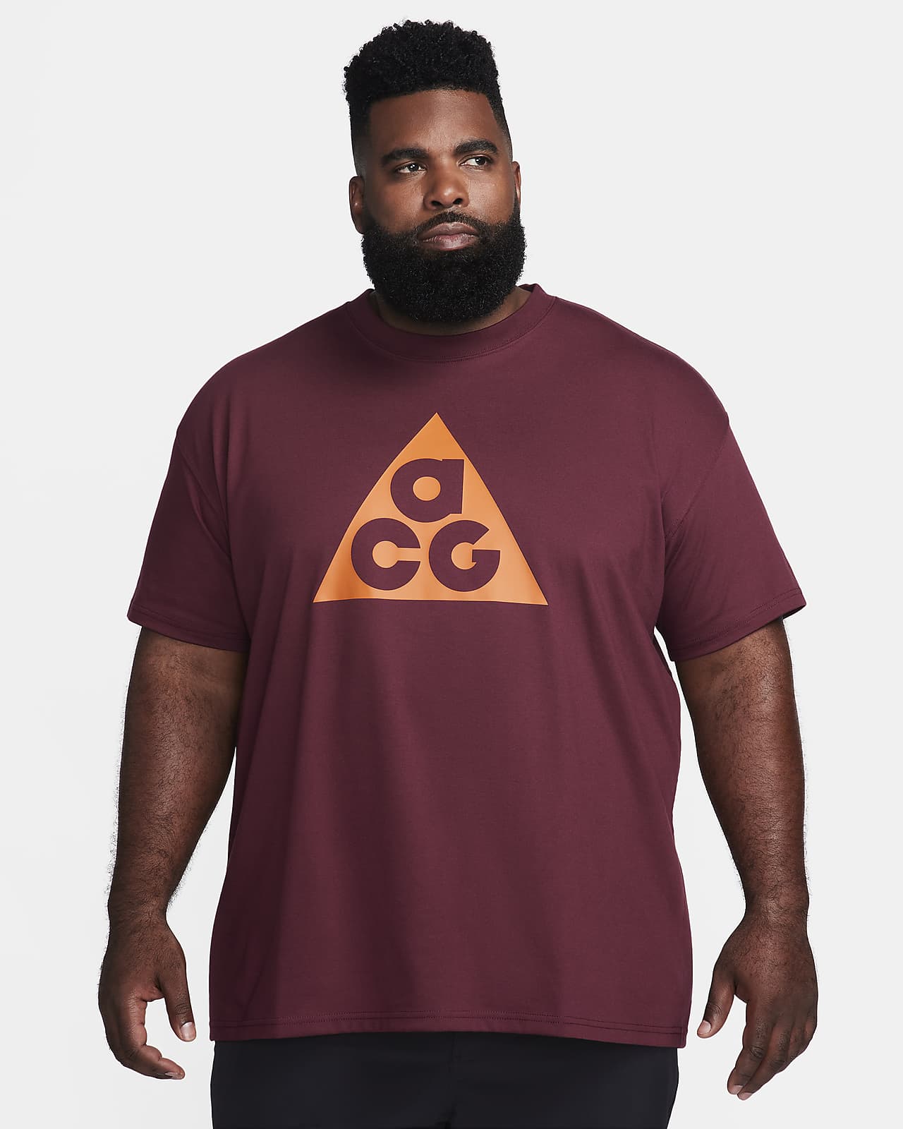 Maroon nike shop shirt mens