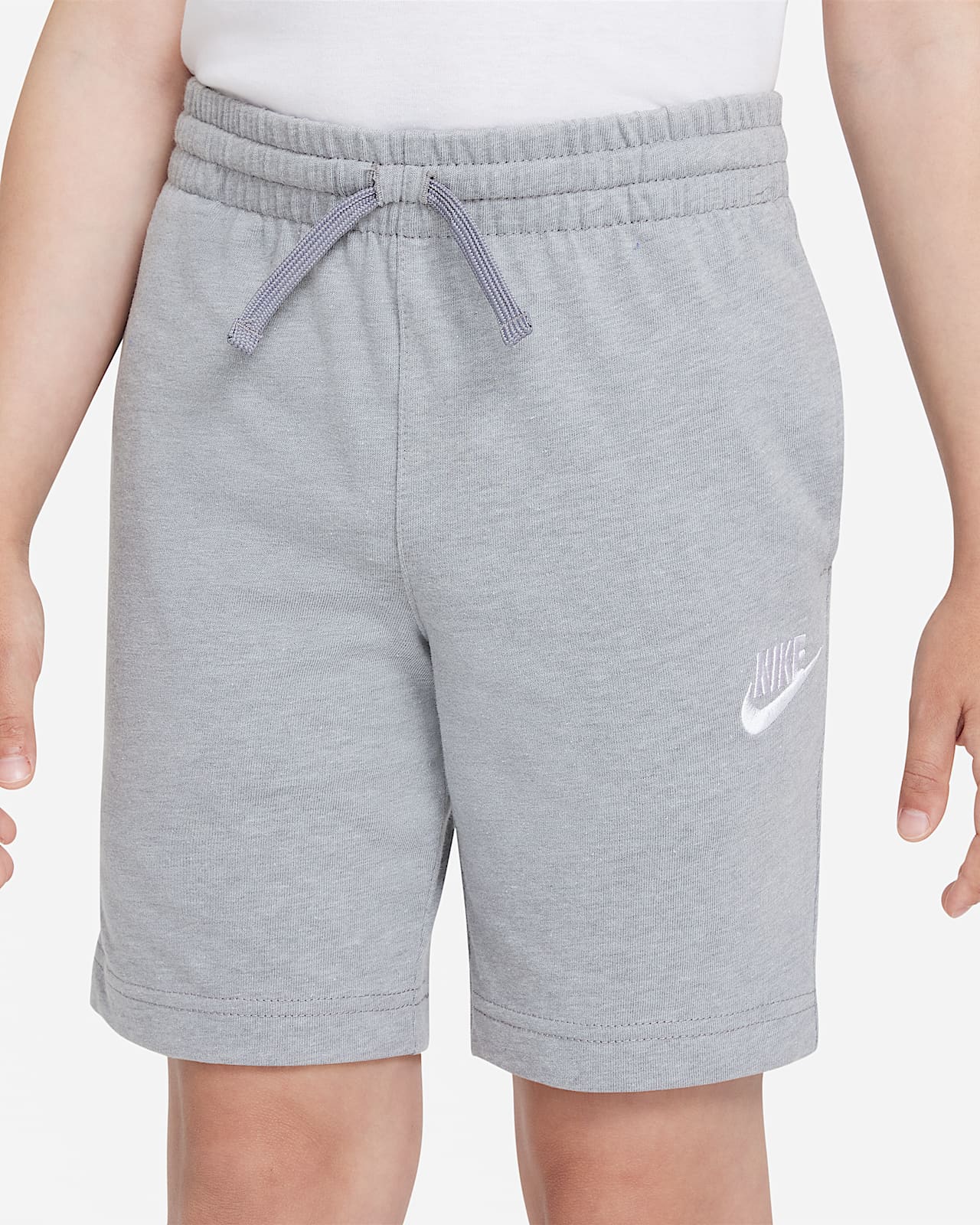 nike cotton grey shorts