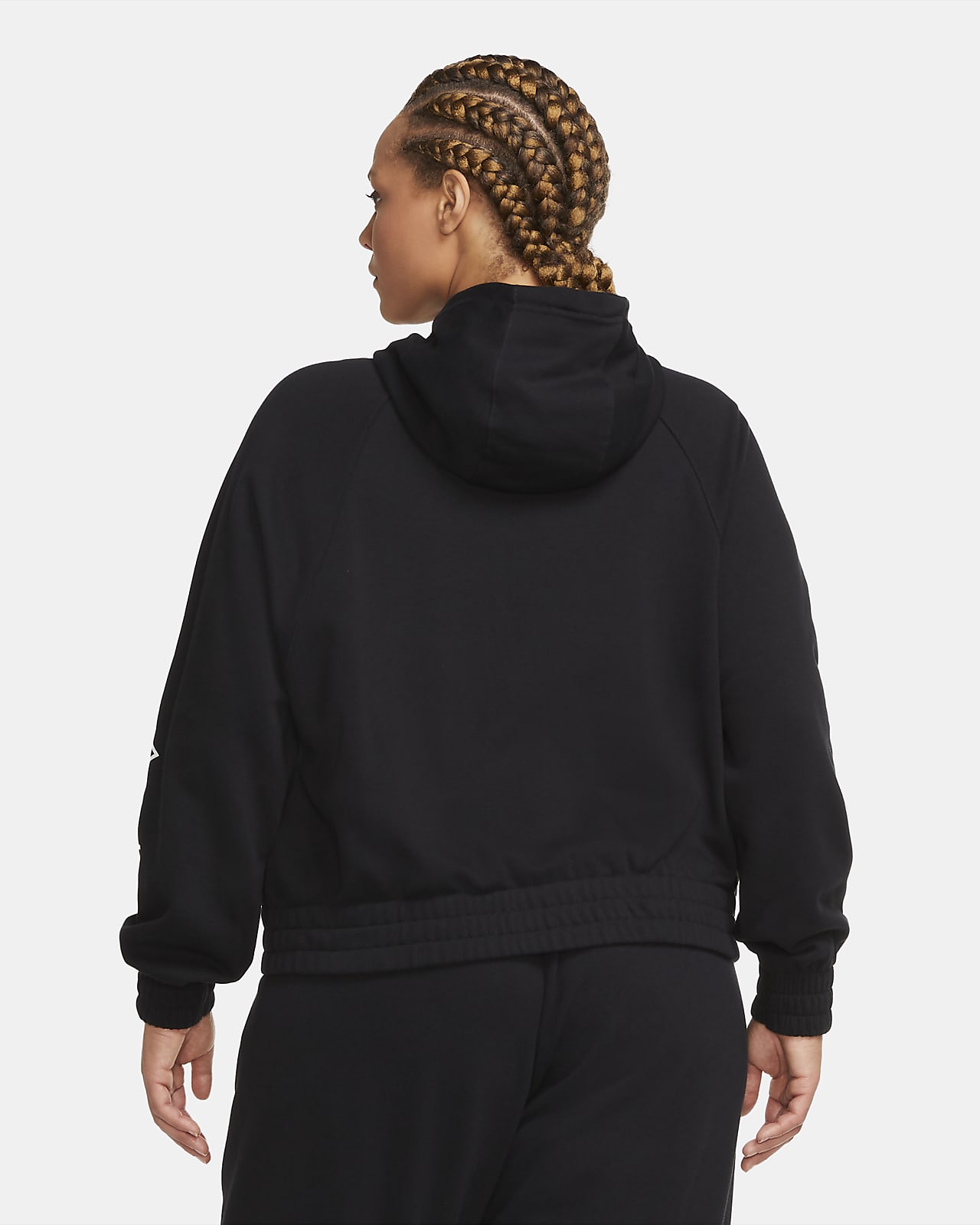 nike lace up hoodie plus size