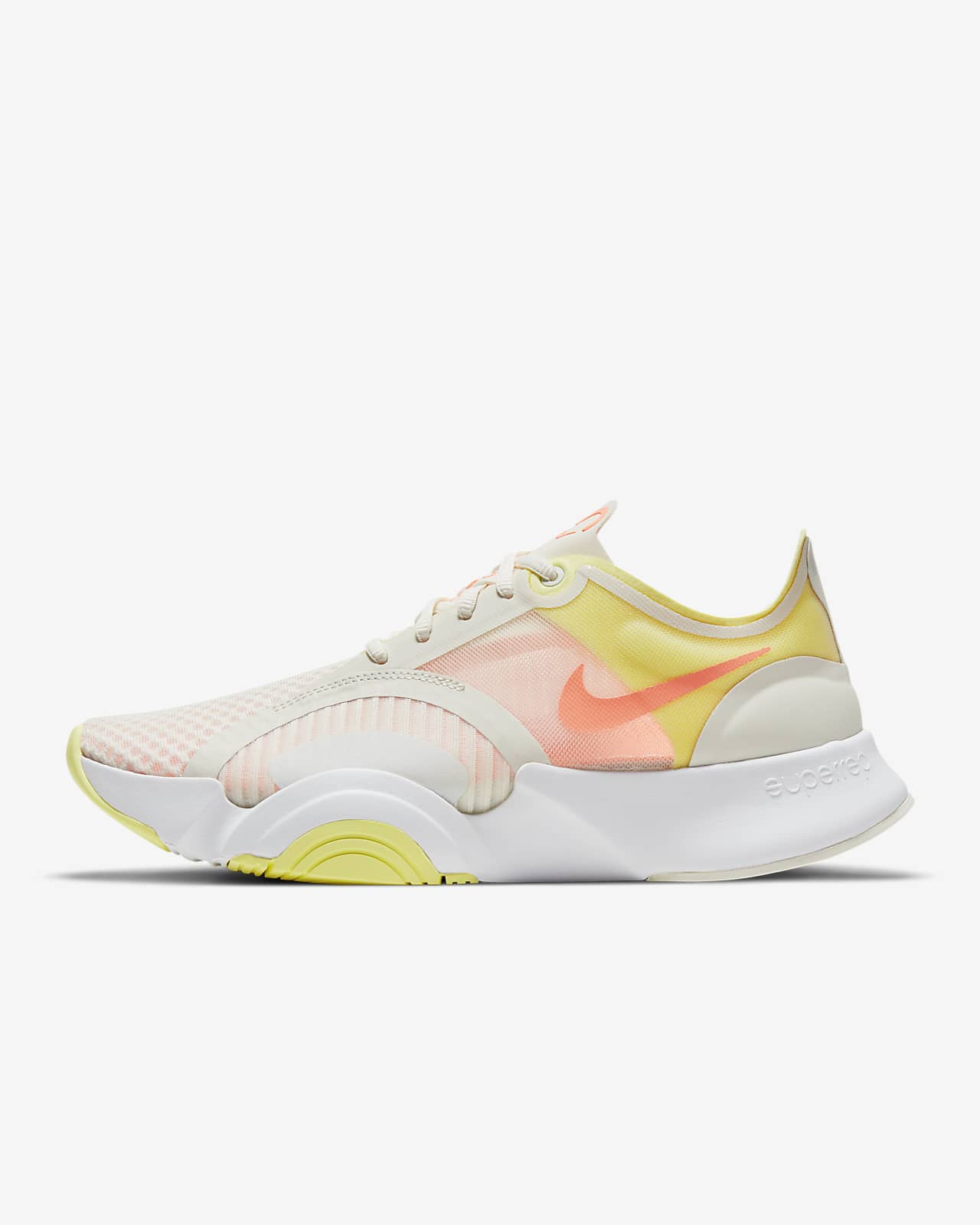 nike training superrep go trainers in off white
