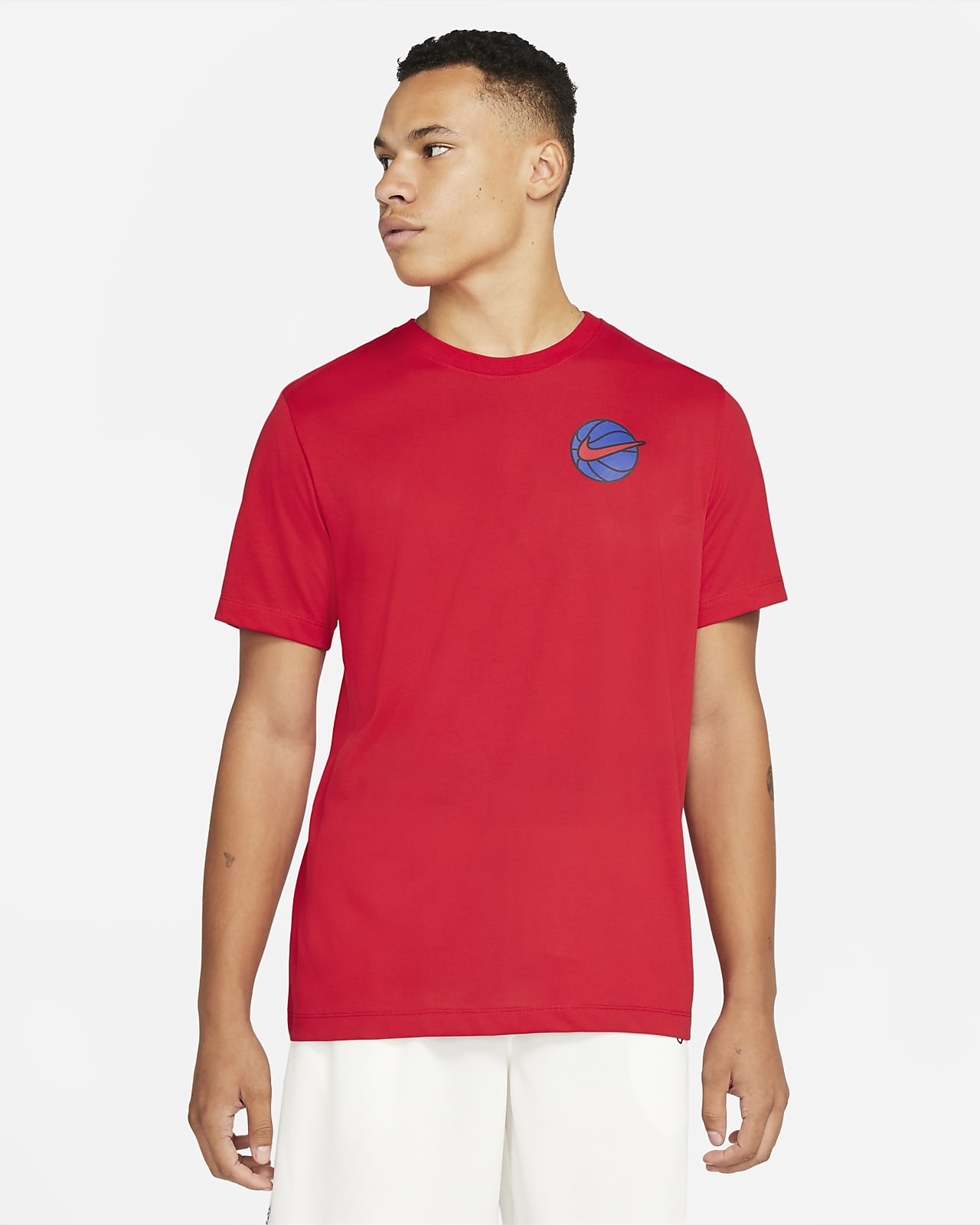 red dri fit t shirt