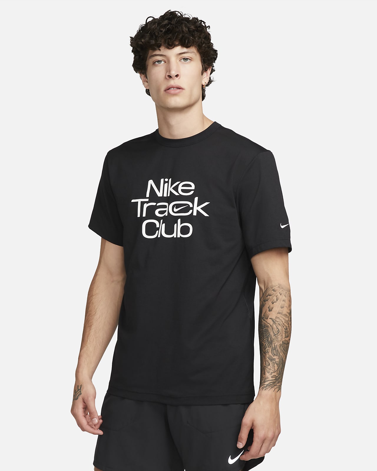 Pánské běžecké tričko Dri-FIT Nike Track Club s krátkým rukávem