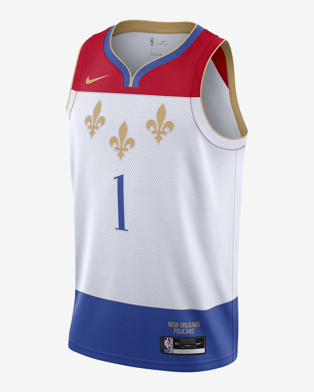 New Orleans Pelicans City Edition Nike NBA Swingman Jersey ...