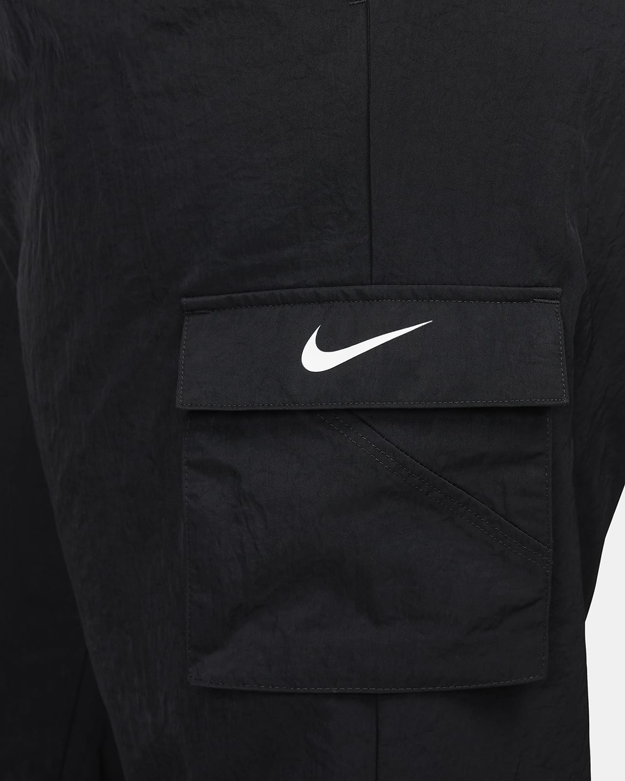 Damskie bojówki z tkaniny z wysokim stanem Nike Sportswear Essential (duże  rozmiary). Nike PL