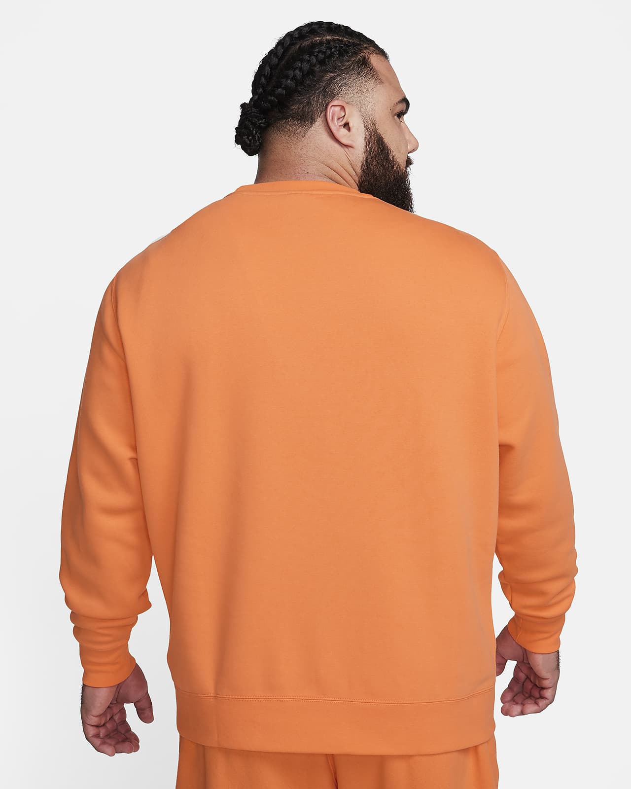 Oversized Logo-Graphic Crew-Neck Sweatshirt for Men