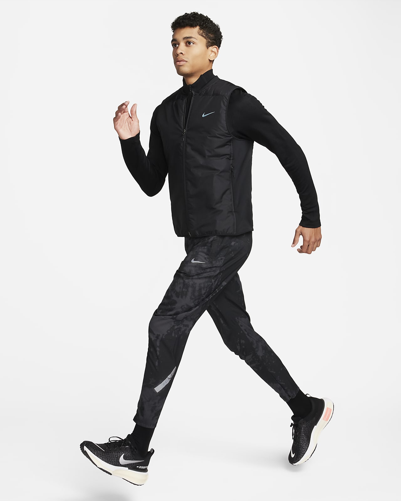 Nike Running thermal gilet in quilted fabric