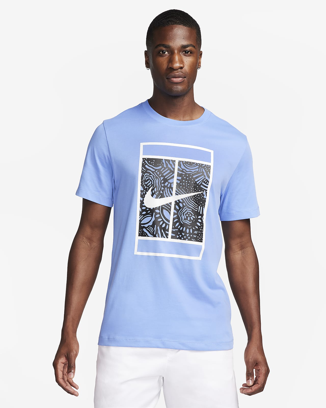 NikeCourt Dri-FIT Men's Tennis T-Shirt. Nike LU