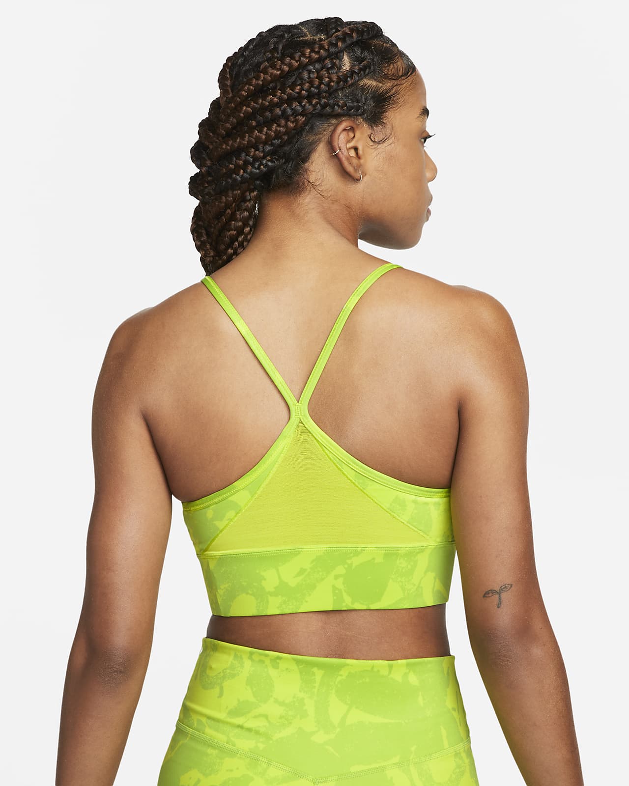 Nike Dri-fit Indy Lightly Supported Padded Long Women's Sports Bra