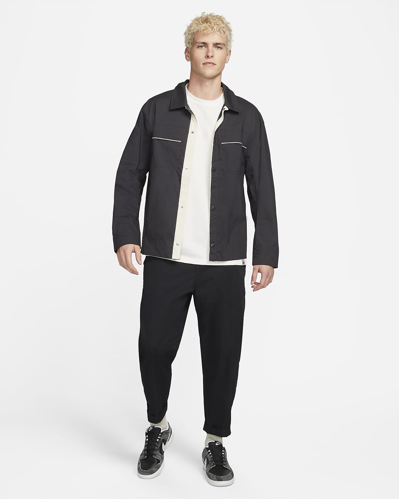 Nike button hotsell up jacket