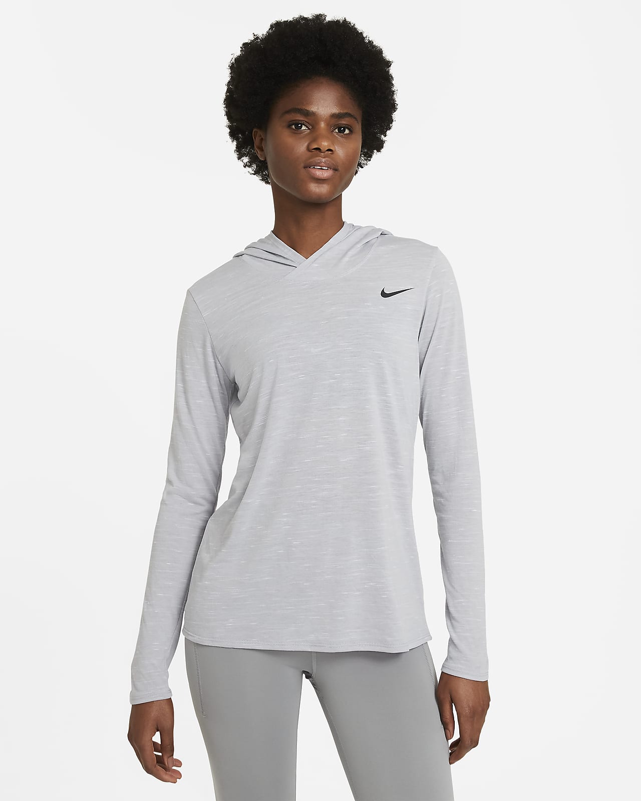 Long-Sleeve Hooded Training Top. Nike 