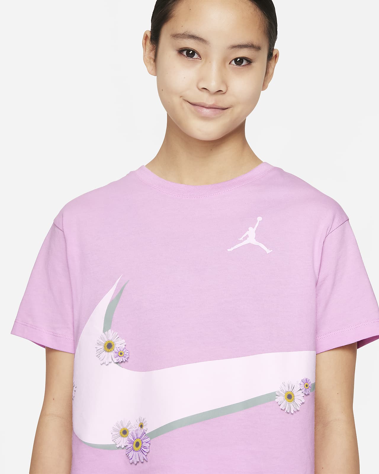 Playera para niña talla grande Jordan. Nike.com