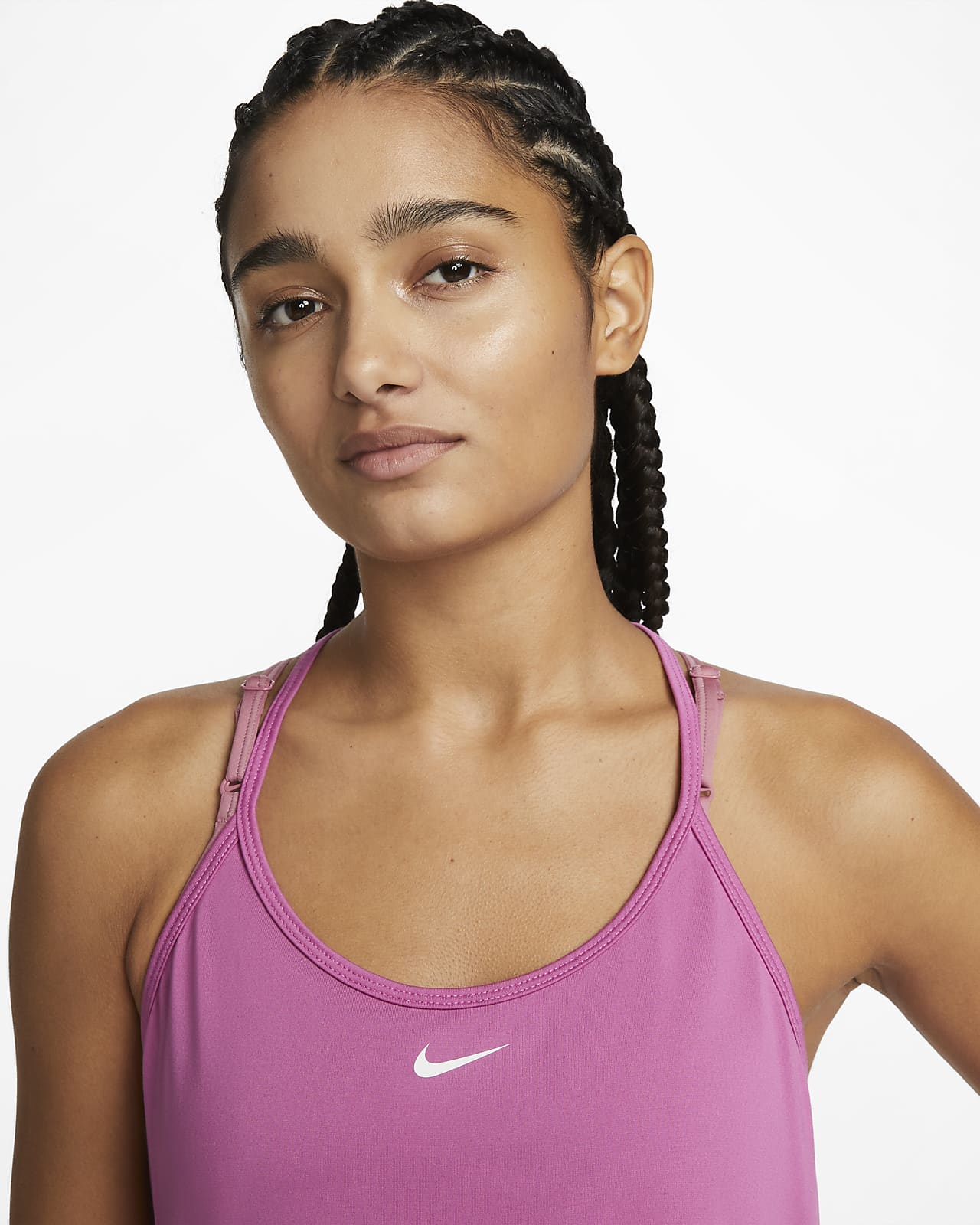 Camisola sem mangas estampada de corte estreito Nike Dri-FIT Icon Clash  para mulher