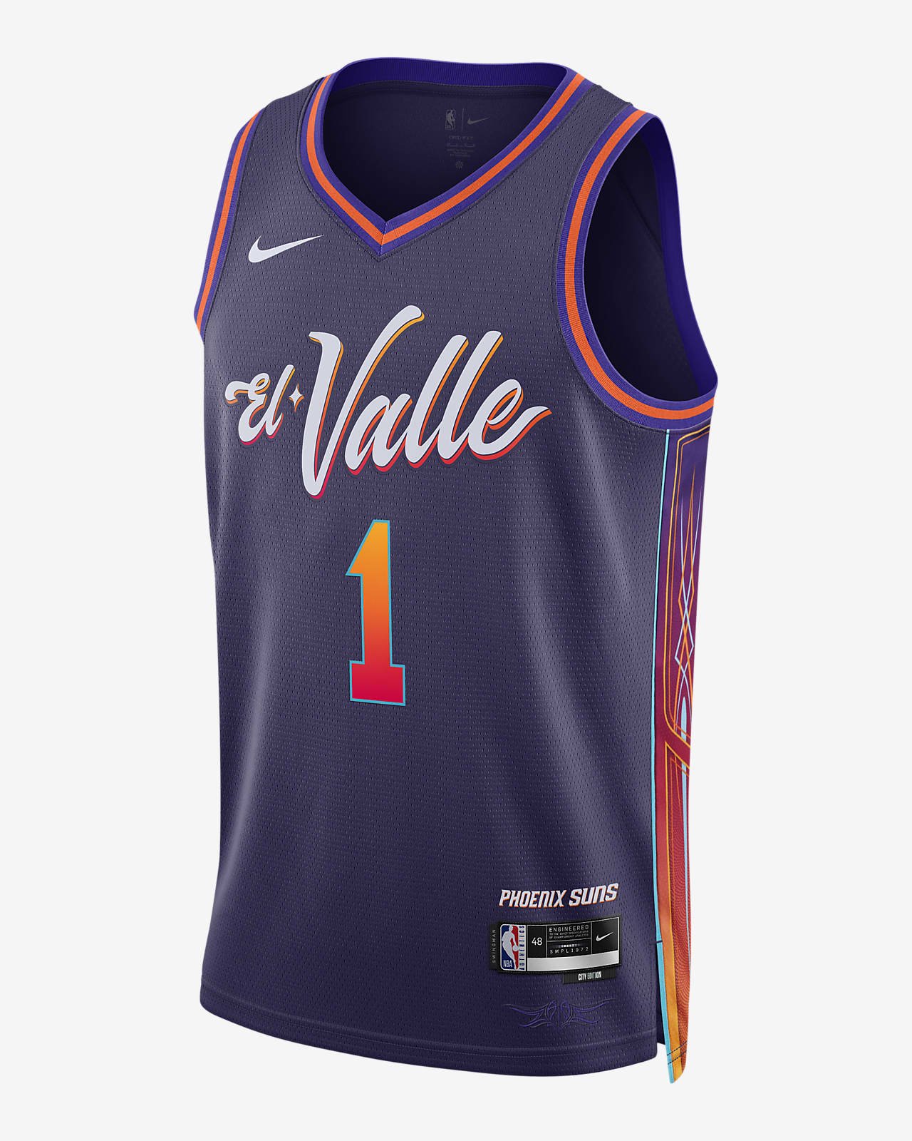 Devin Booker Phoenix Suns City Edition 2023/24 Nike Dri-FIT Swingman NBA-jersey voor heren