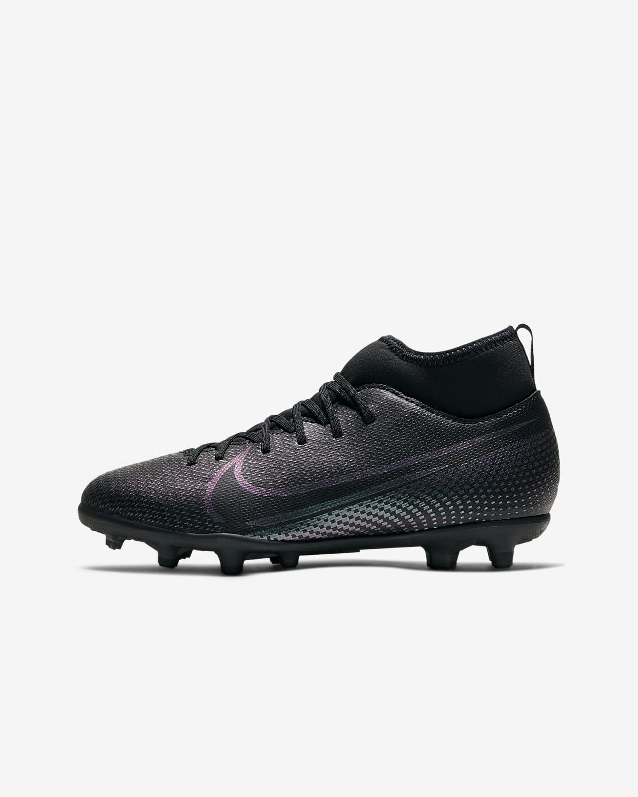 black soccer shoes