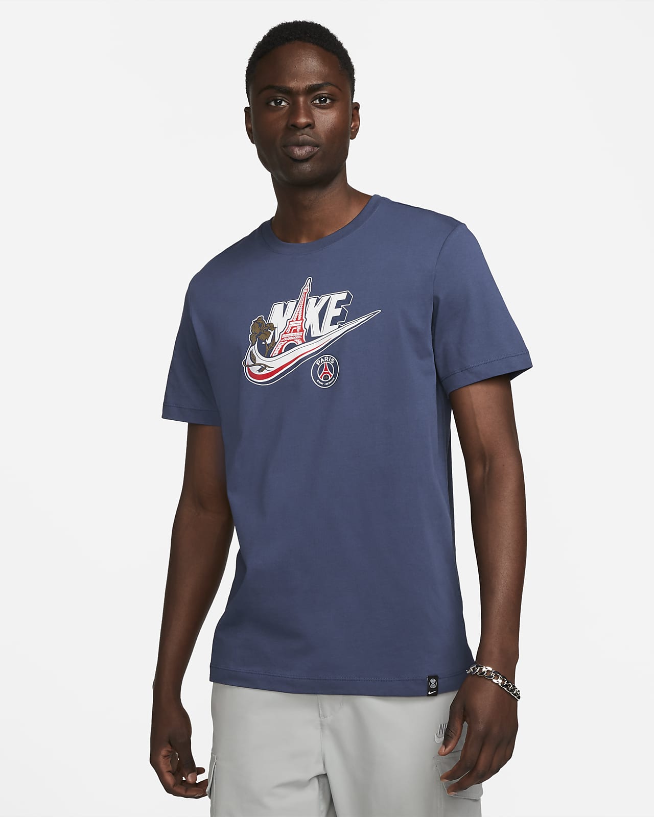 Adolescent Dosering Rose kleur Paris Saint-Germain Men's Nike T-Shirt. Nike LU