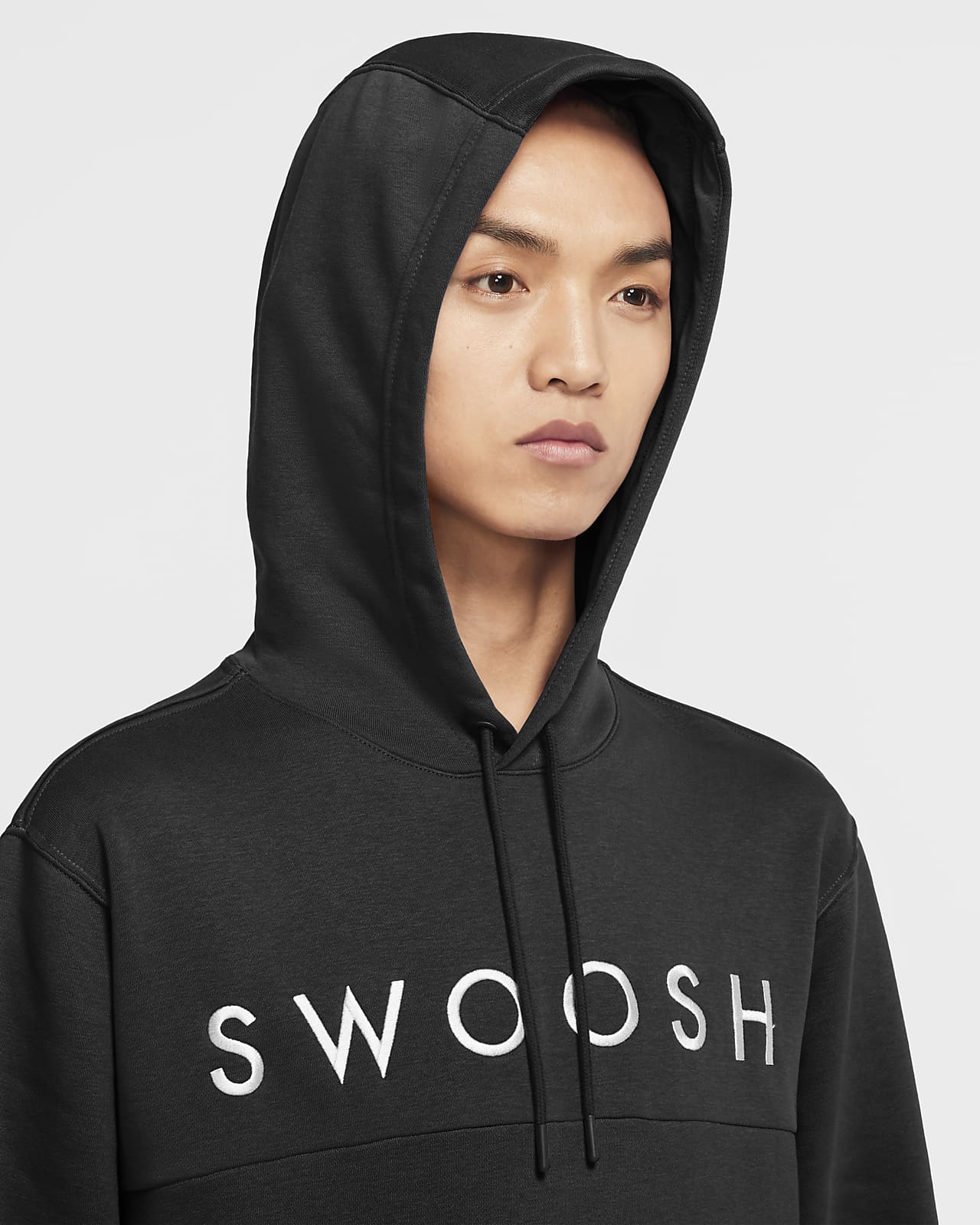 men's swoosh logo hoodie nike