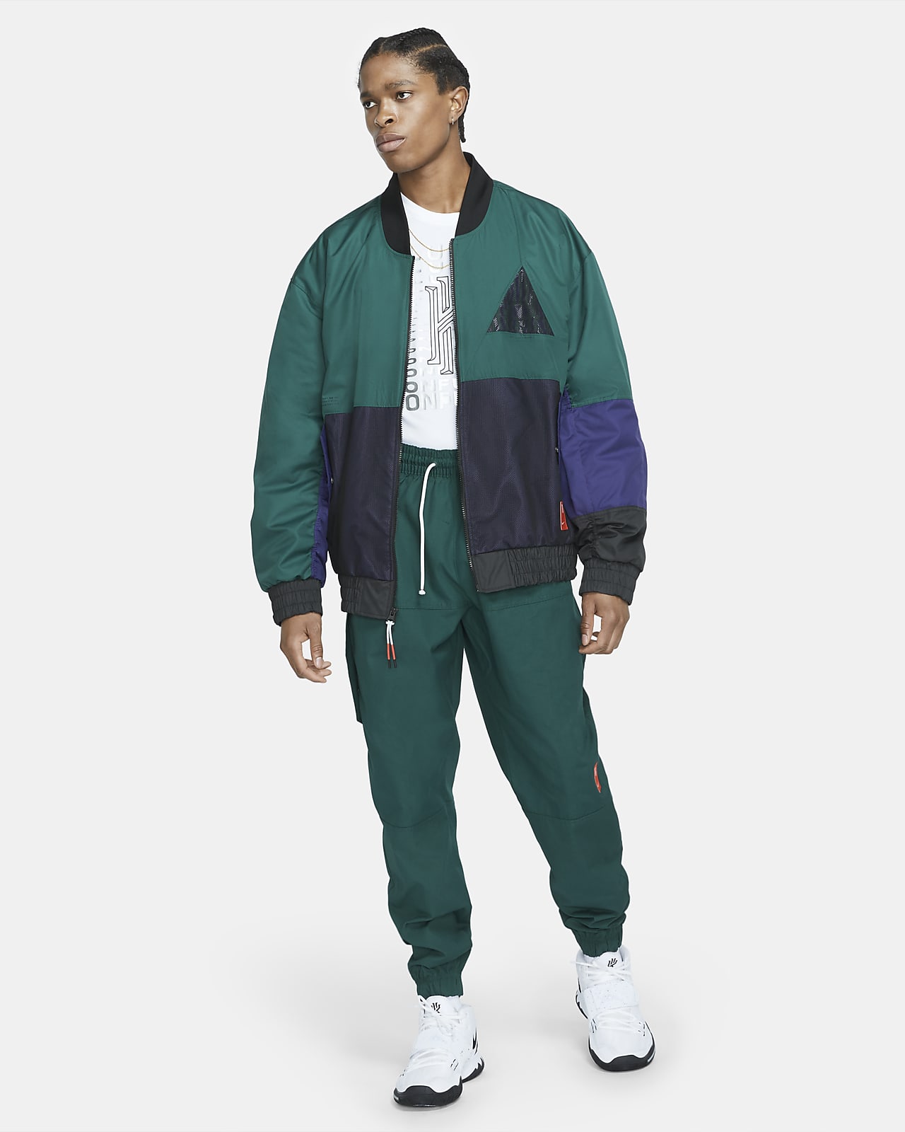 nike windbreaker cargo pants
