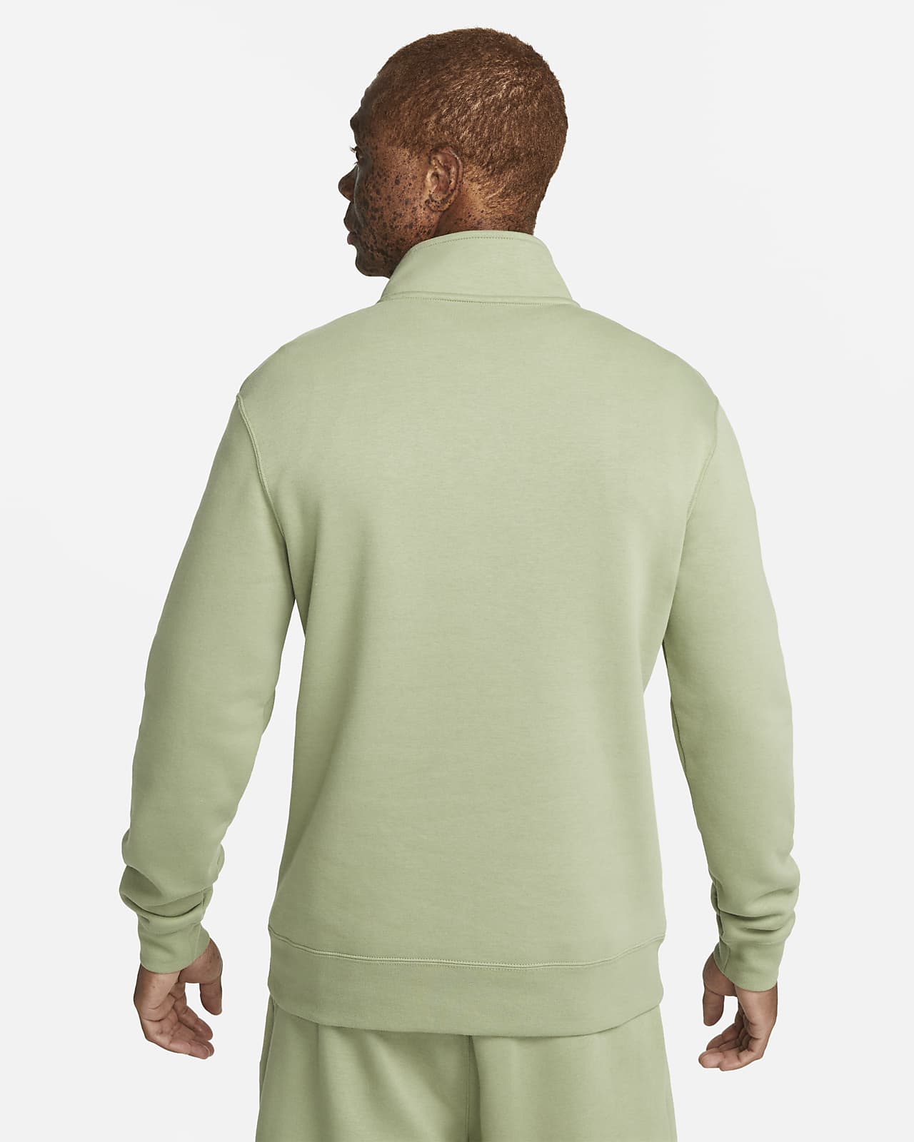 Nike Mens Sportswear Brushed Back 1/2 Zip Sweatshirt