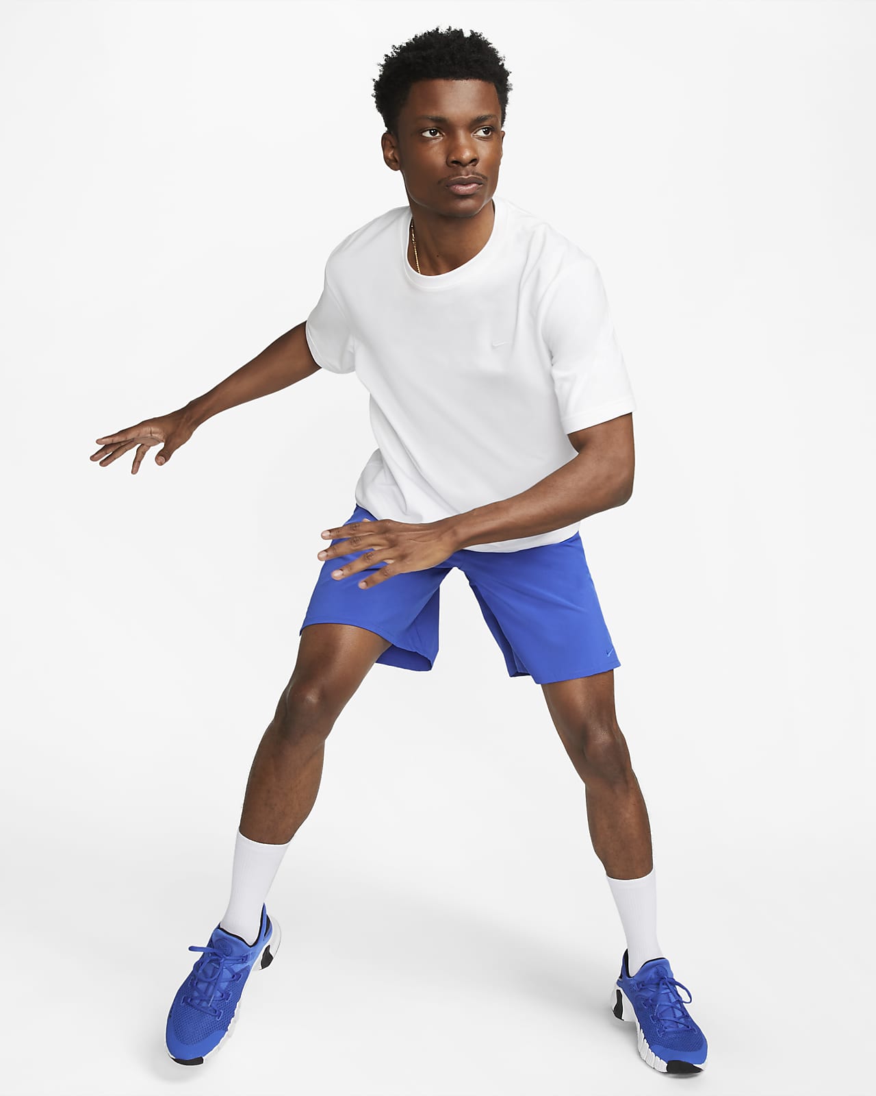 Nike Men's Unlimited Dri-Fit 5 Unlined Versatile Shorts in Blue, Size: 2XL | DV9336-416