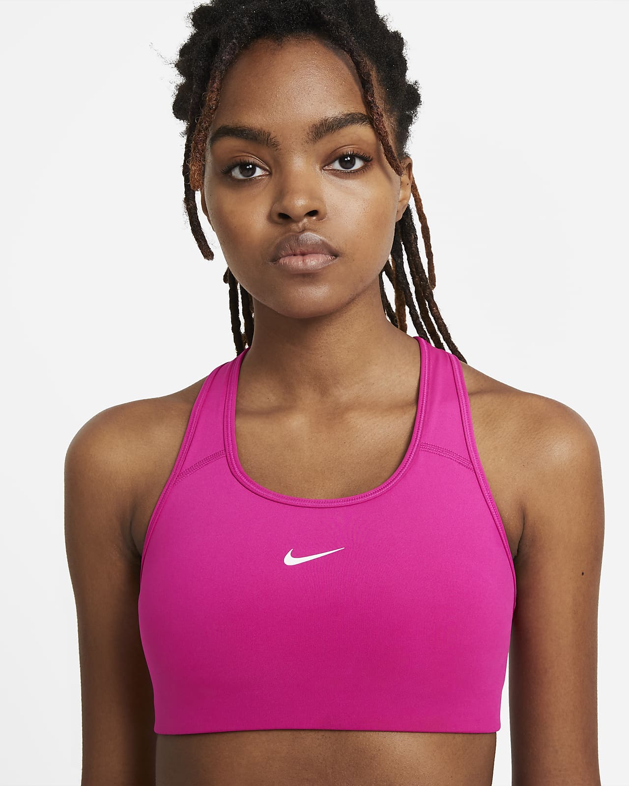 Bra deportivo de sujeción media con almohadilla de una sola pieza para