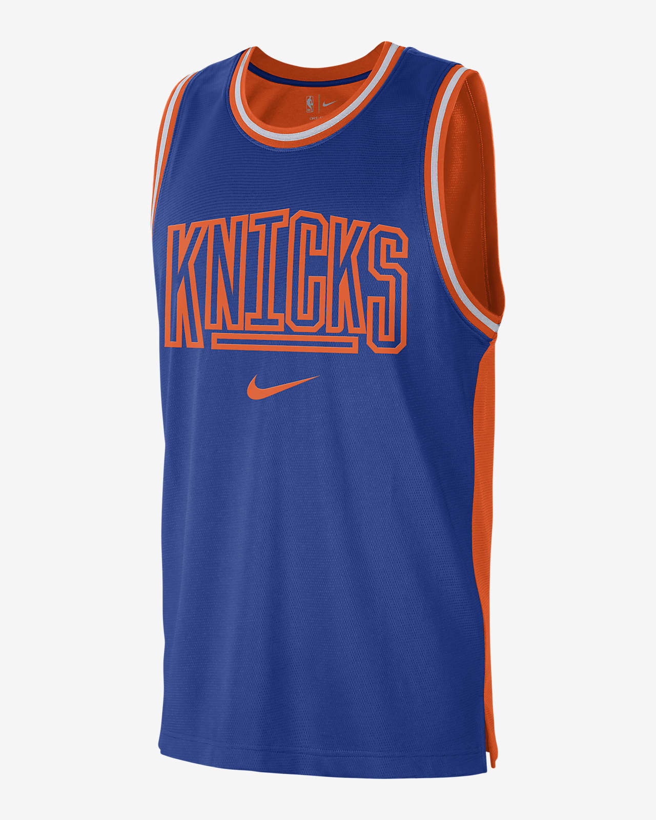 Coro exceso animación Camiseta de tirantes de la NBA Nike Dri-FIT para hombre New York Knicks  Courtside. Nike.com