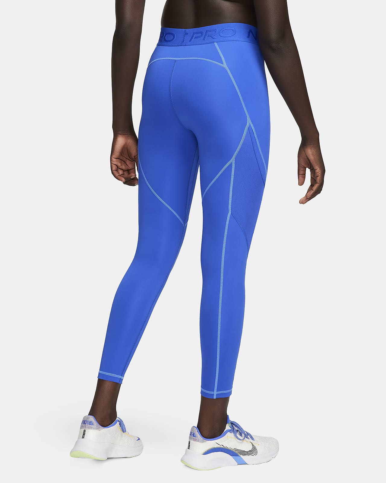 Nike Womens Twist Training Leggings Obsidian/Deep Royal Blue/Black  833314-451 M 