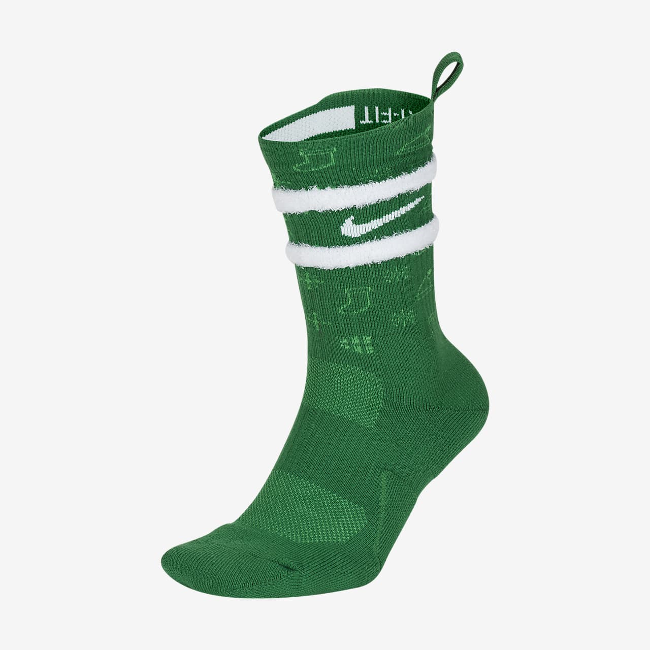 nike elite holiday basketball crew socks