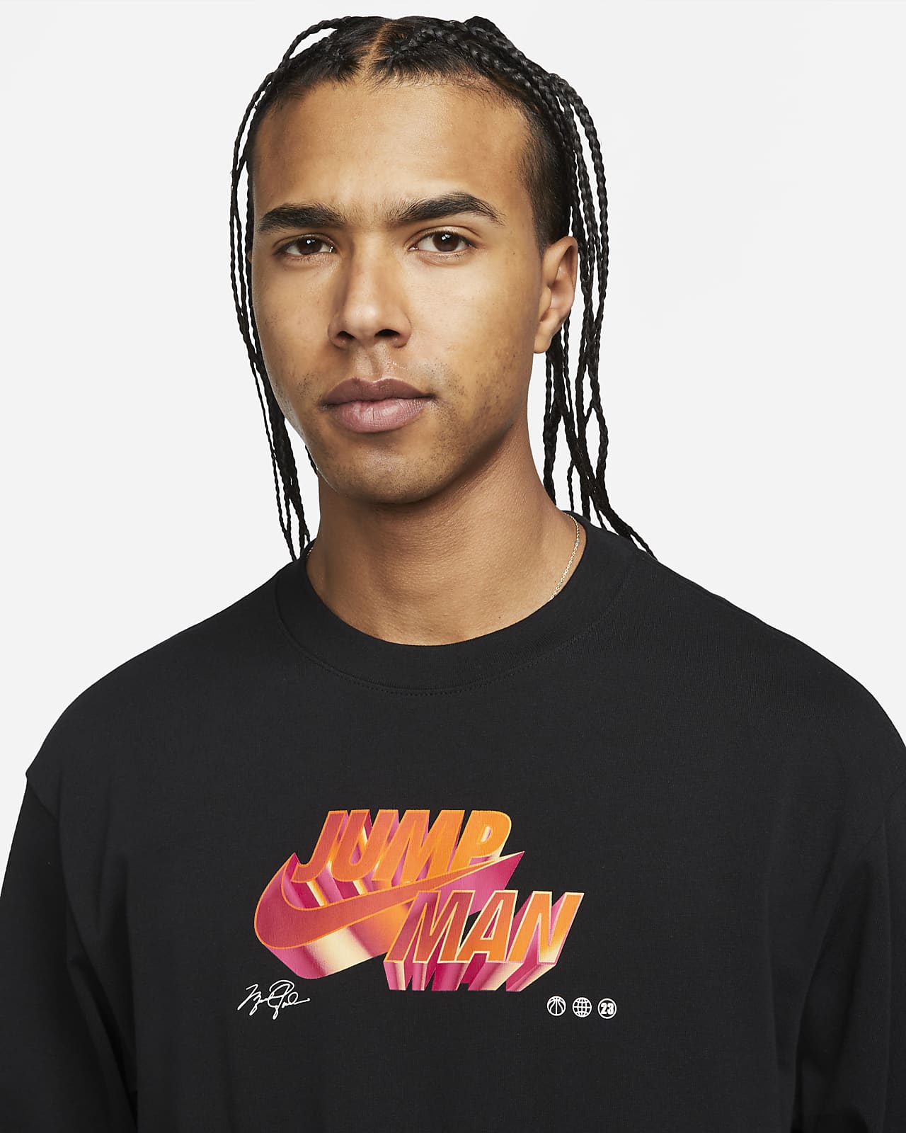 black long sleeve jordan shirt