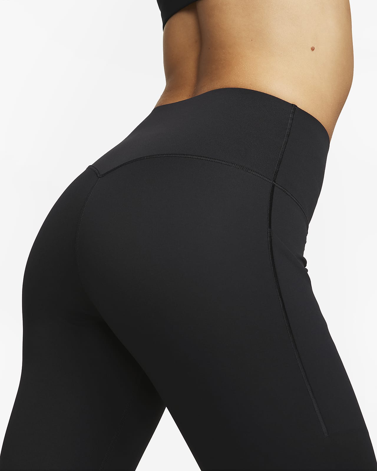 Golds Gym Leggings Womens Extra Large Black Athleisure Capri Training Pants