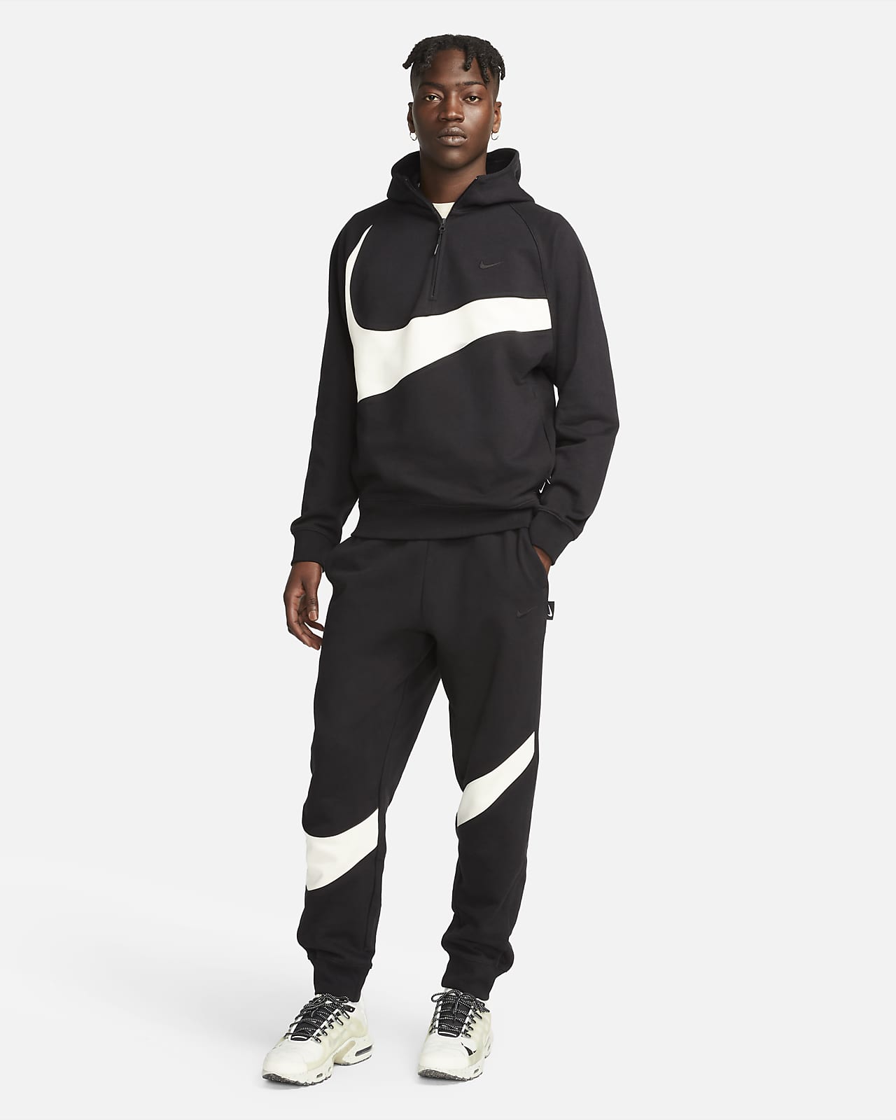 Nike Men's and Big Men's Sportswear Swoosh League Fleece Trousers