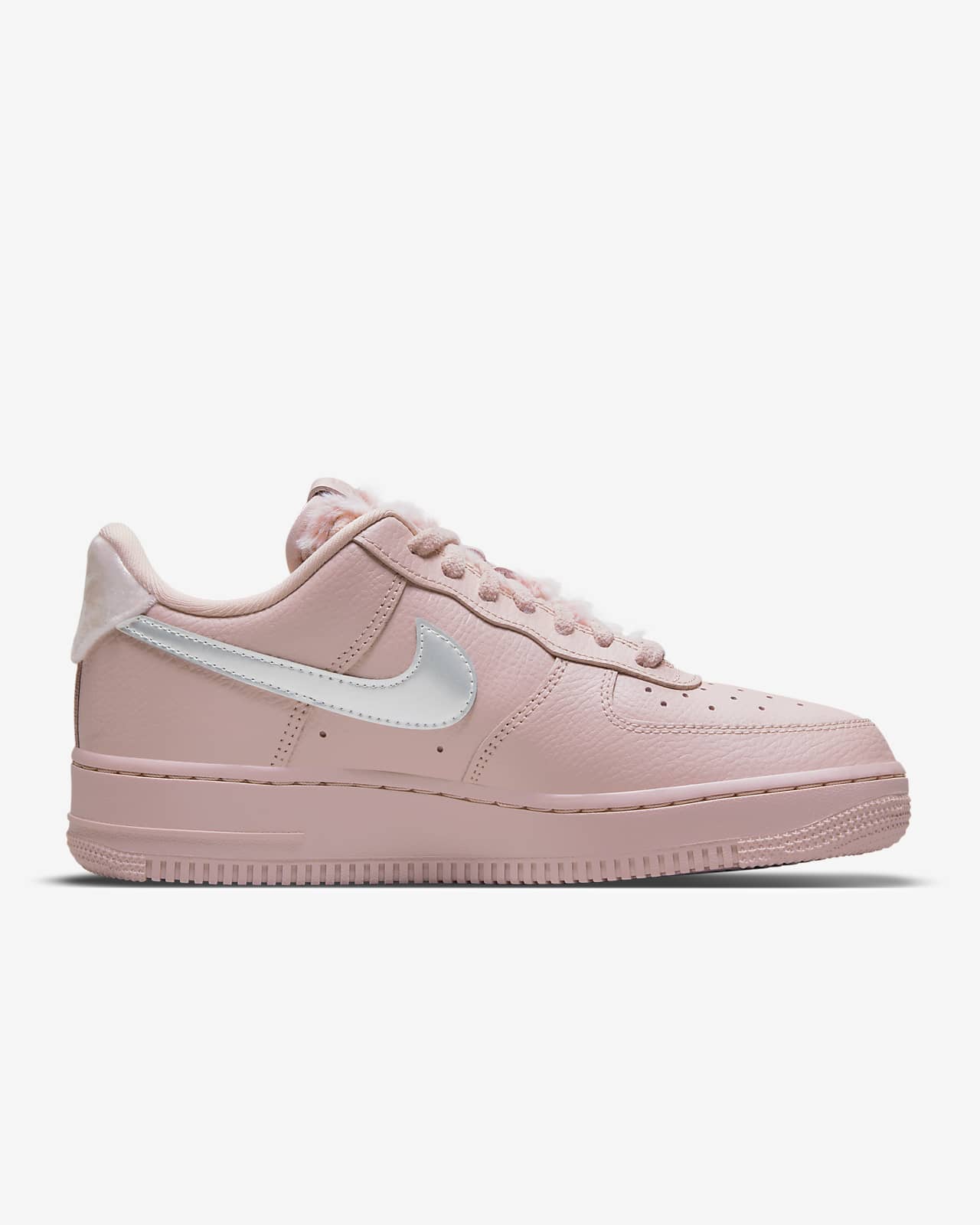 nike air force 1 zwart met roze