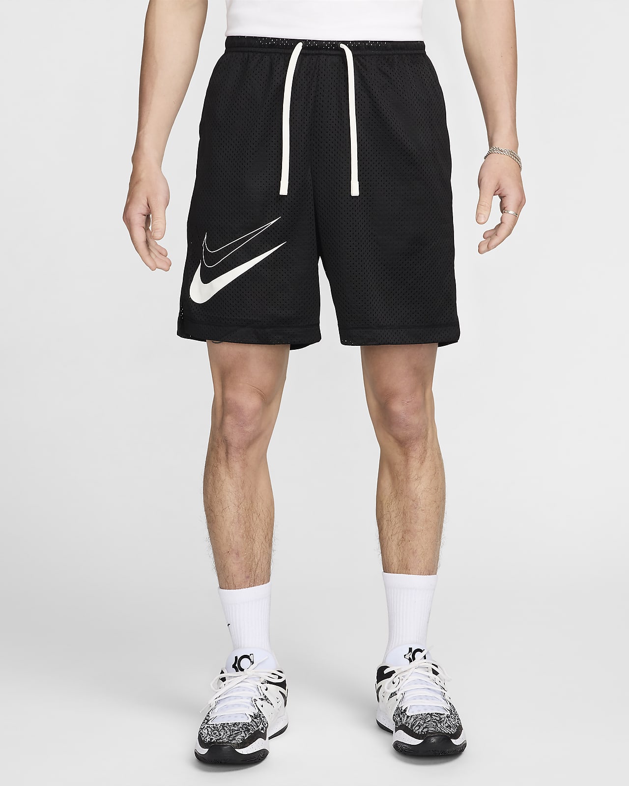 กางเกงบาสเก็ตบอลขาสั้นผู้ชายใส่ได้ 2 ด้าน Dri-FIT Standard Issue Kevin Durant