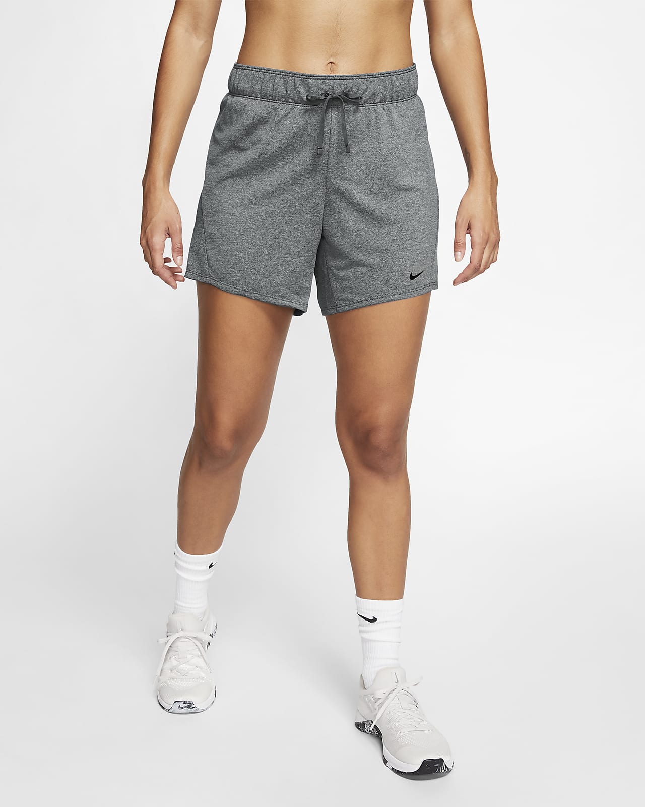 grey nike shorts womens