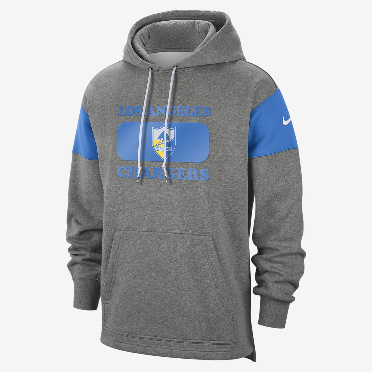 NFL Chargers) Men's Pullover Hoodie 
