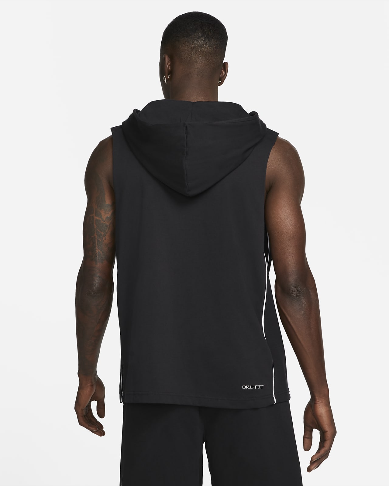 Felpa cutoff da basket con cappuccio Nike Dri-FIT Standard Issue - Uomo.  Nike IT