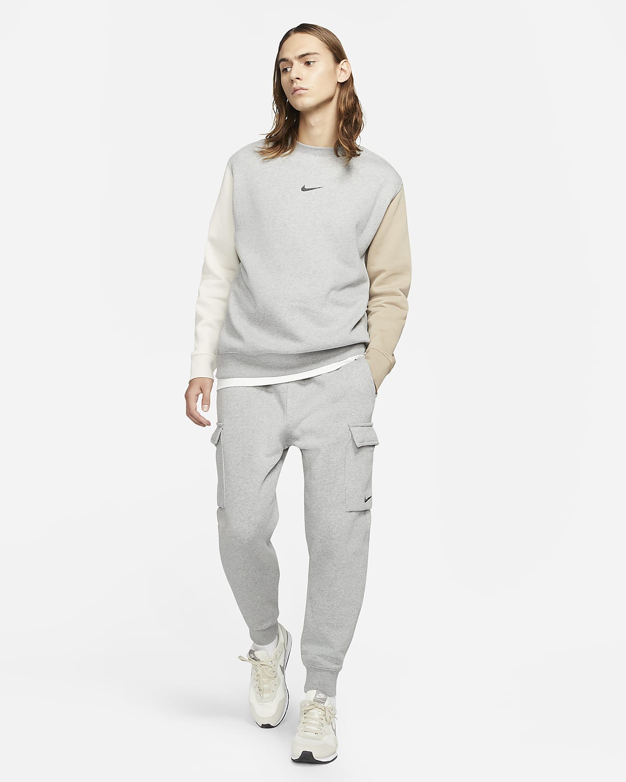 nike sportswear men's swoosh crew