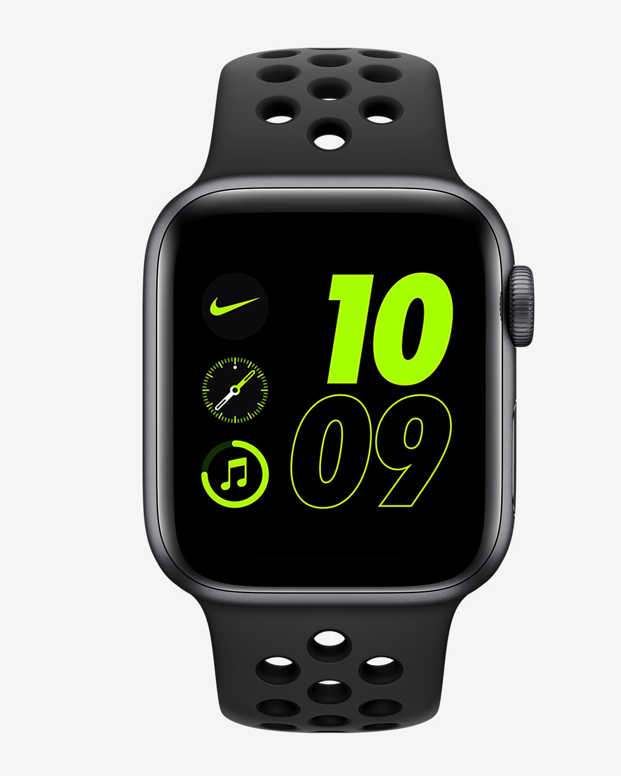 Geweven sportbandje van Nike — Summit White (45 mm, standaard). Nike NL