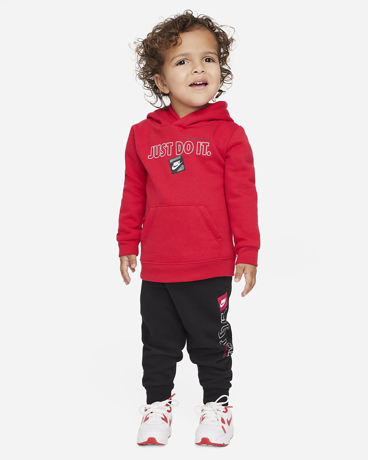 Absoluto Remolque Pinchazo Conjunto de sudadera con capucha y pantalones para bebé (de 12 a 24 meses)  Nike Sportswear. Nike.com