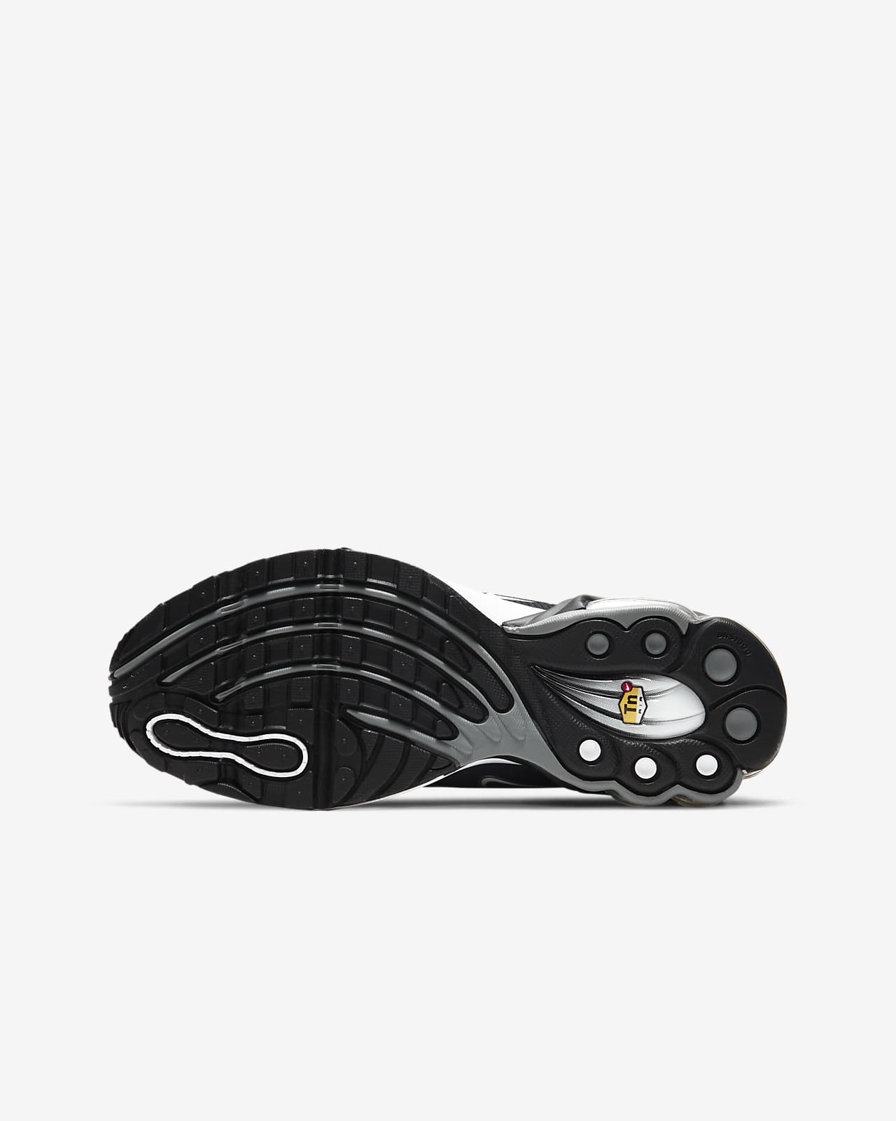 nike air max plus youth black