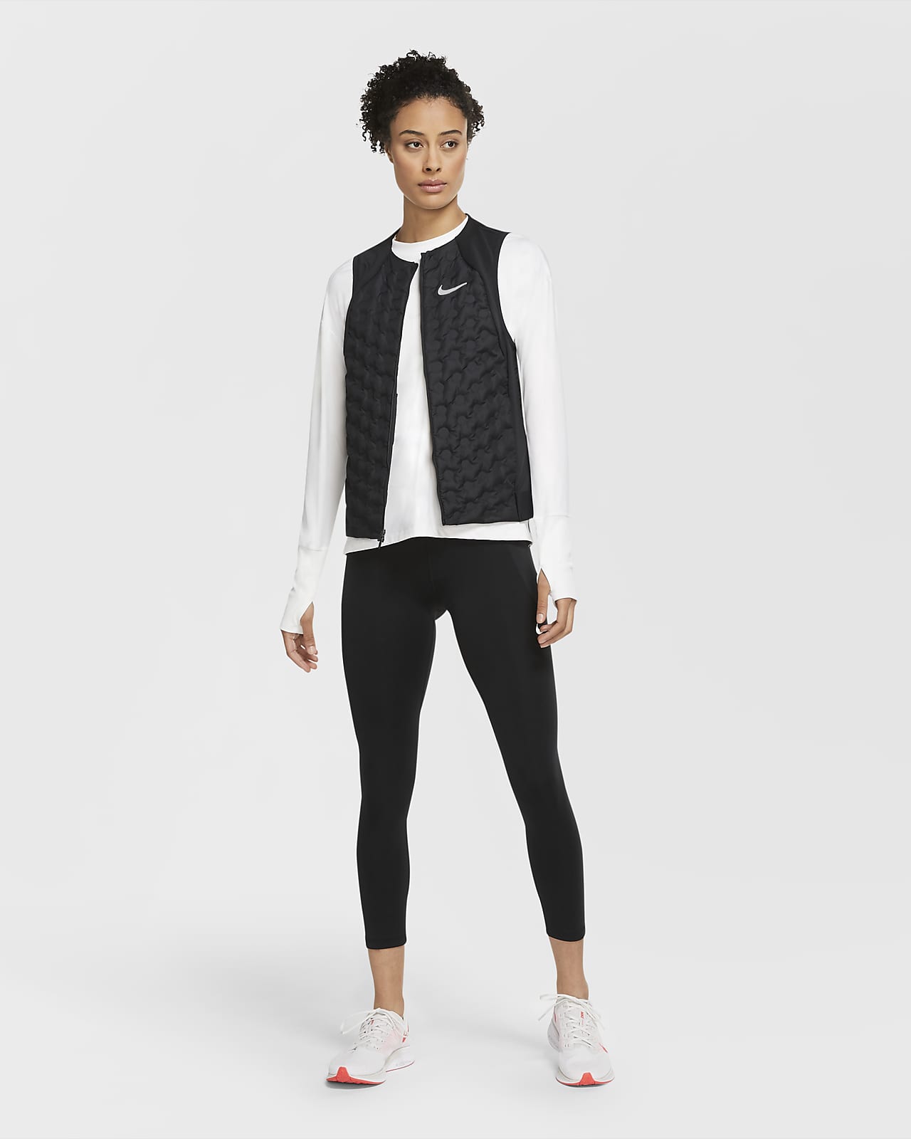 womens white nike vest