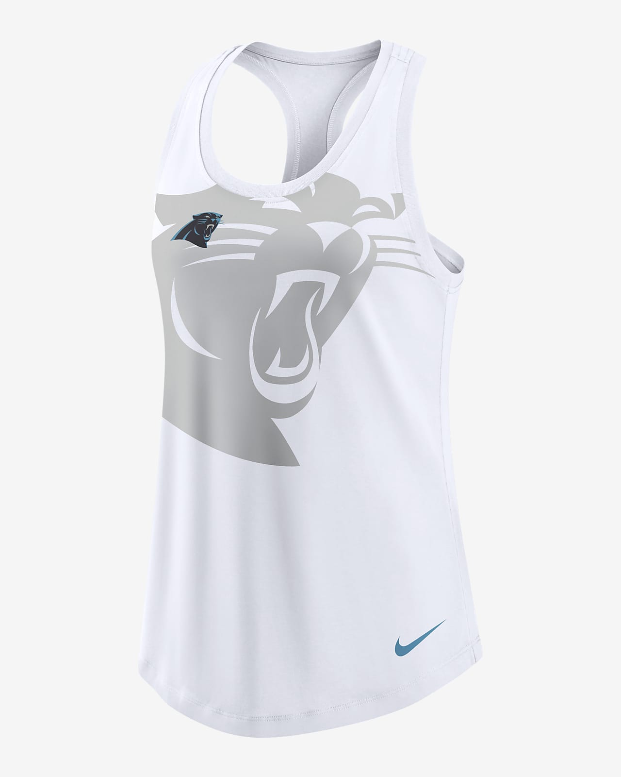 Men's Nike Black Carolina Panthers Tri-Blend Tank Top