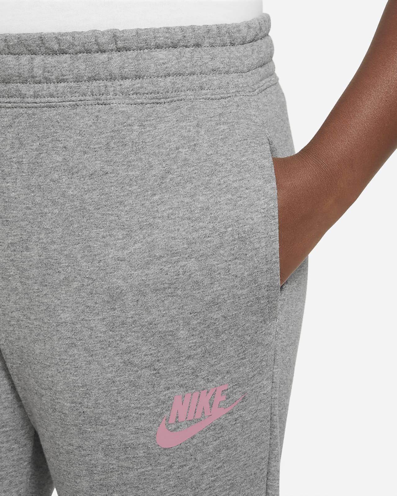 Nike Sportswear Club Big Kids' (Girls') French Terry Fitted Pants (Extended  Size). Nike.com