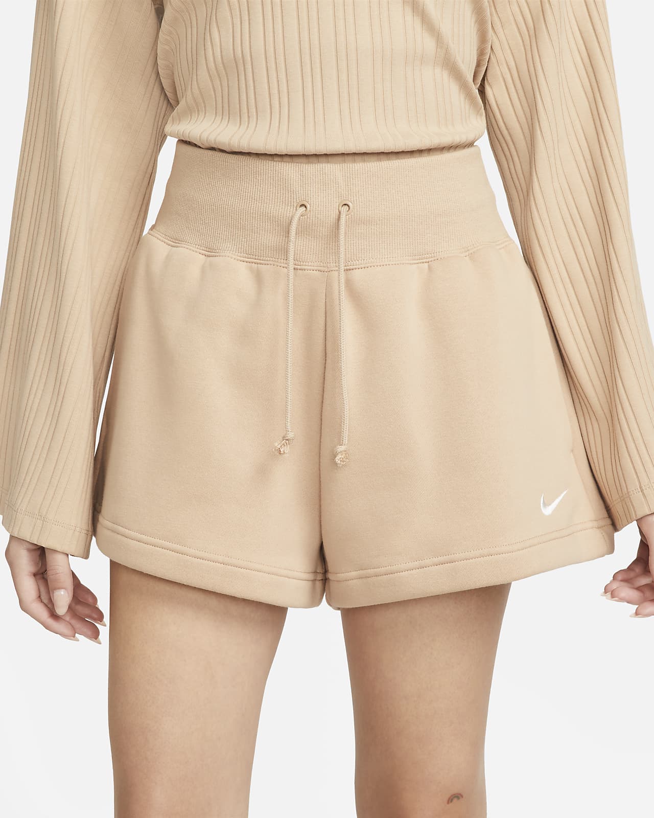 Nike air discount fleece shorts womens