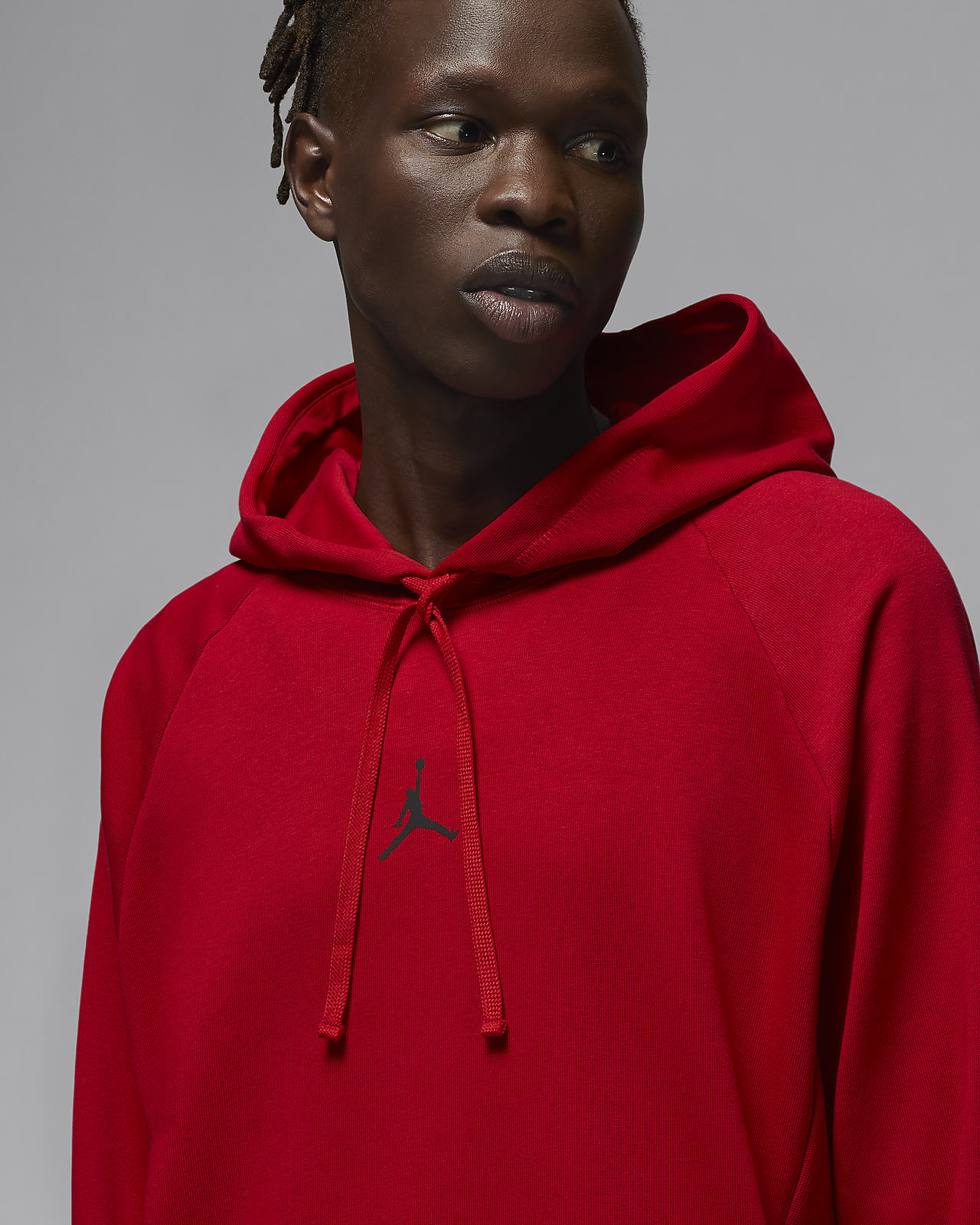 nike red dri fit hoodie