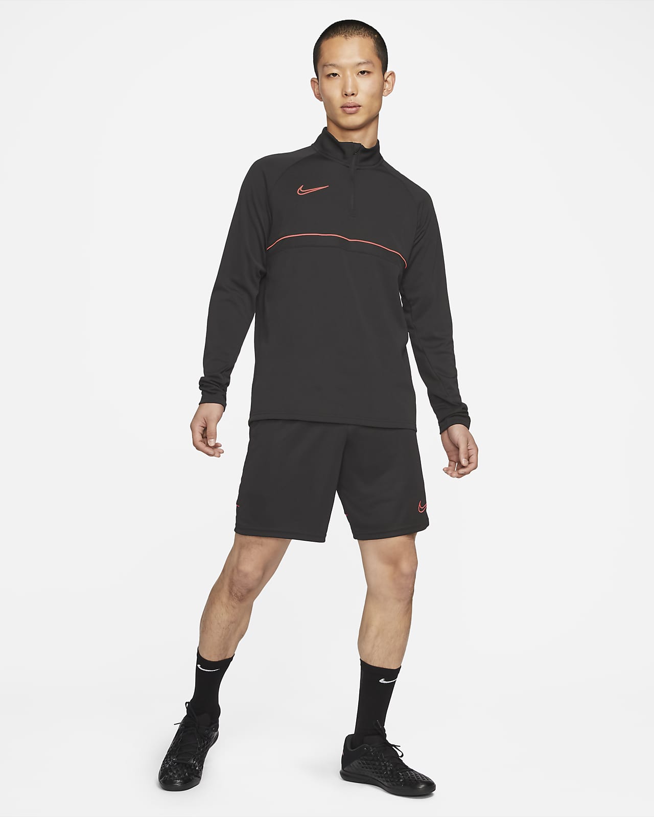 nike dri fit knit shorts mens