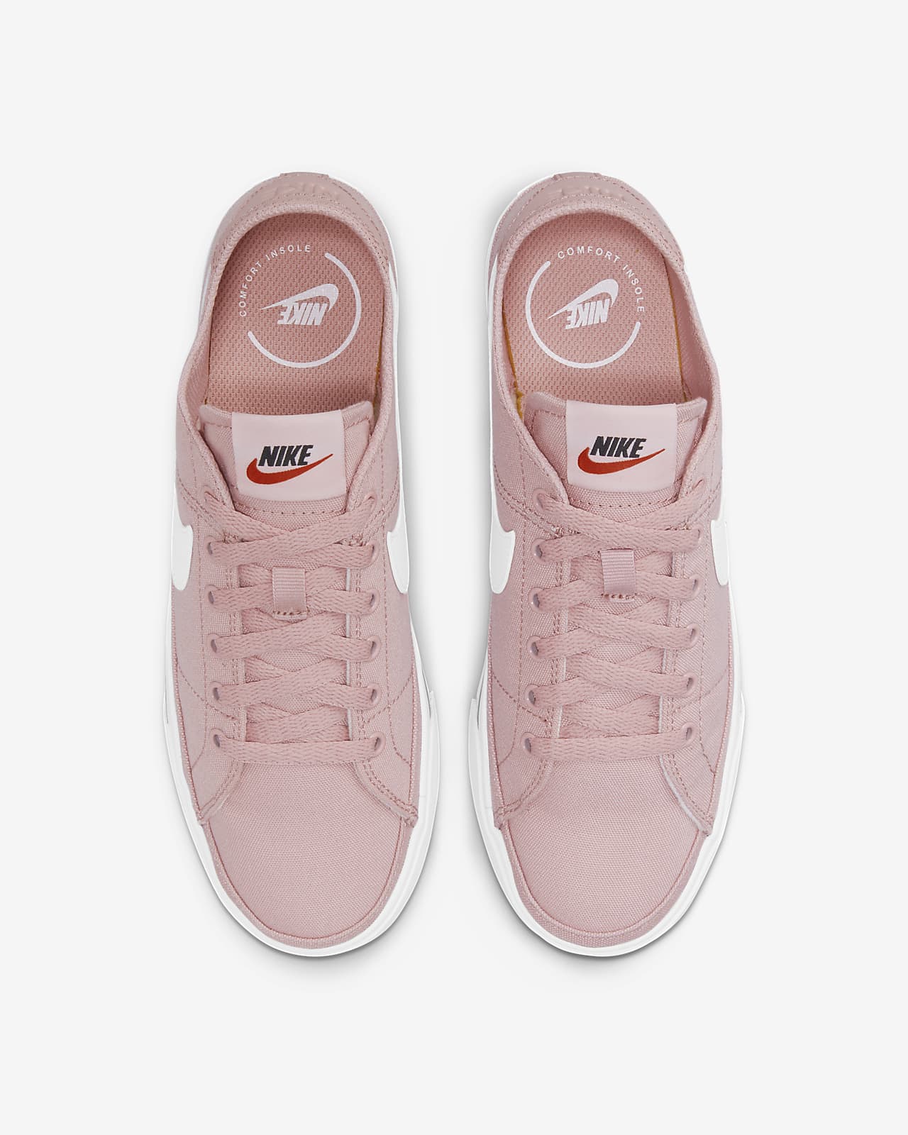 pink nike canvas shoes